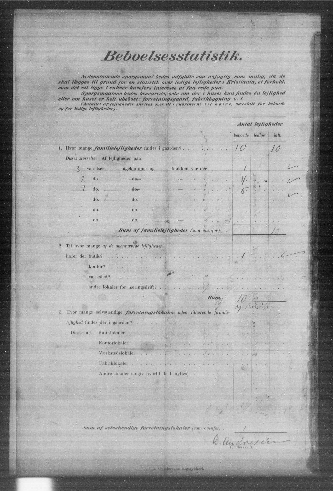 OBA, Municipal Census 1903 for Kristiania, 1903, p. 12830