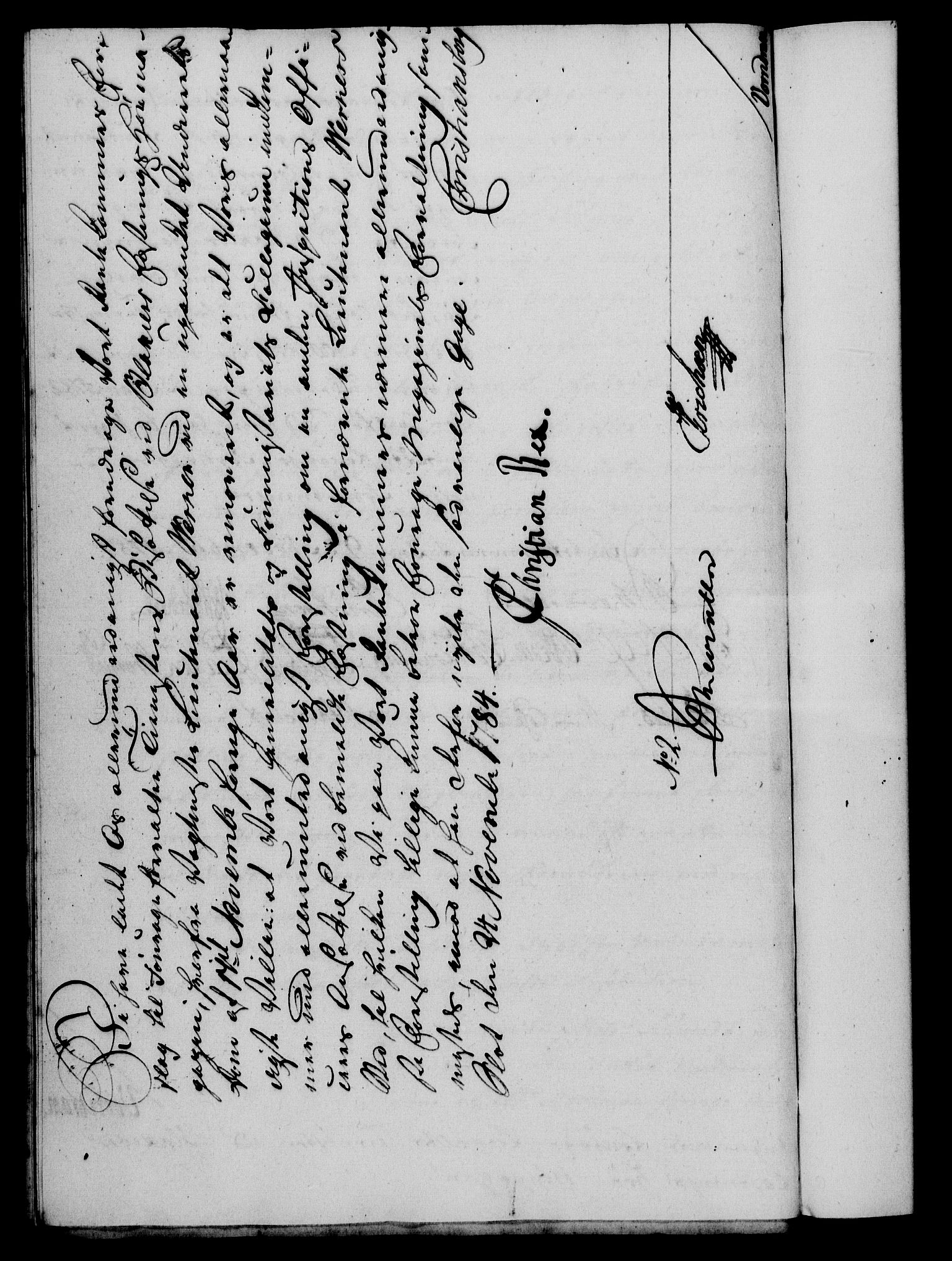 Rentekammeret, Kammerkanselliet, RA/EA-3111/G/Gf/Gfa/L0066: Norsk relasjons- og resolusjonsprotokoll (merket RK 52.66), 1784, p. 709