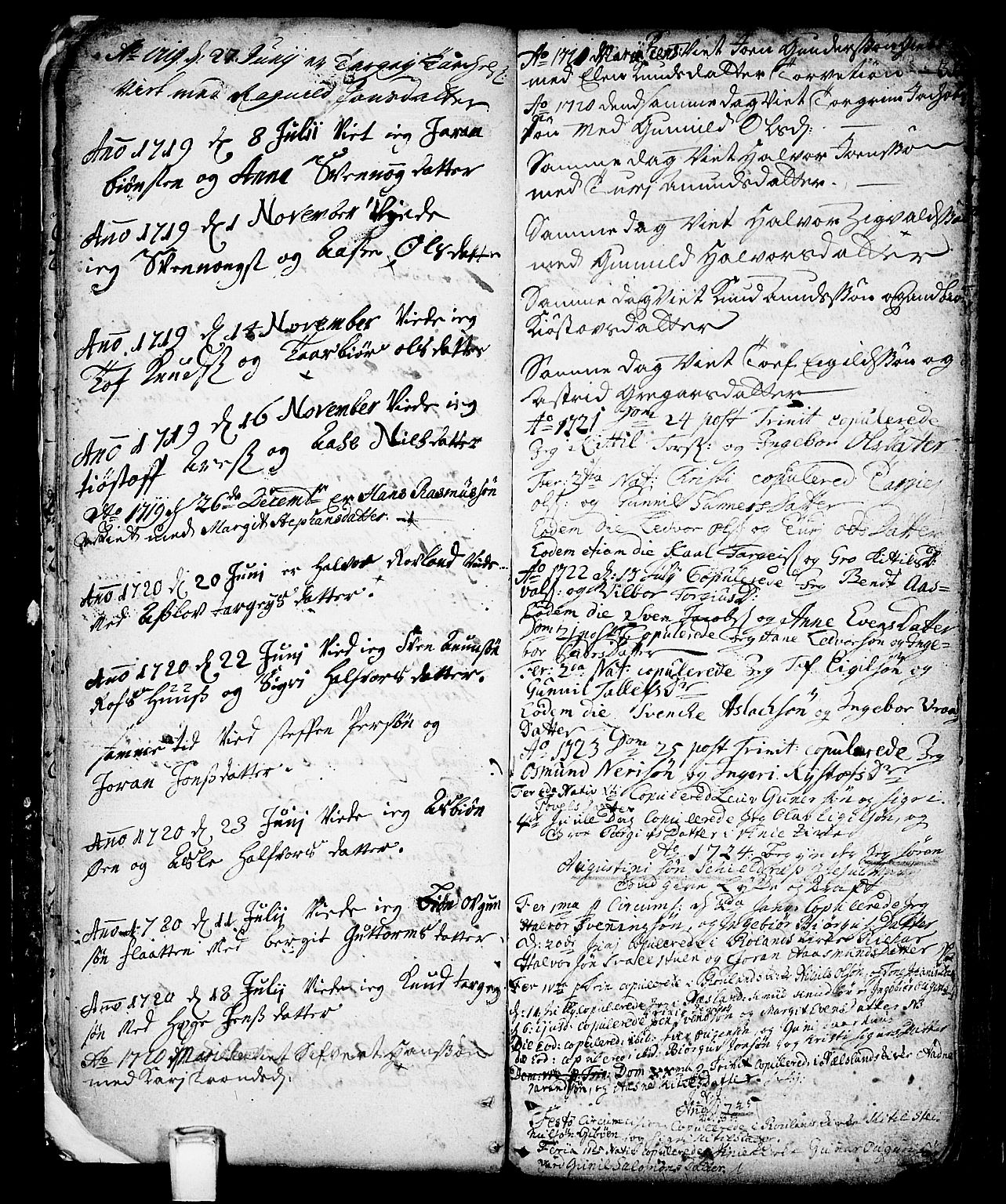 Vinje kirkebøker, SAKO/A-312/F/Fa/L0001: Parish register (official) no. I 1, 1717-1766, p. 31