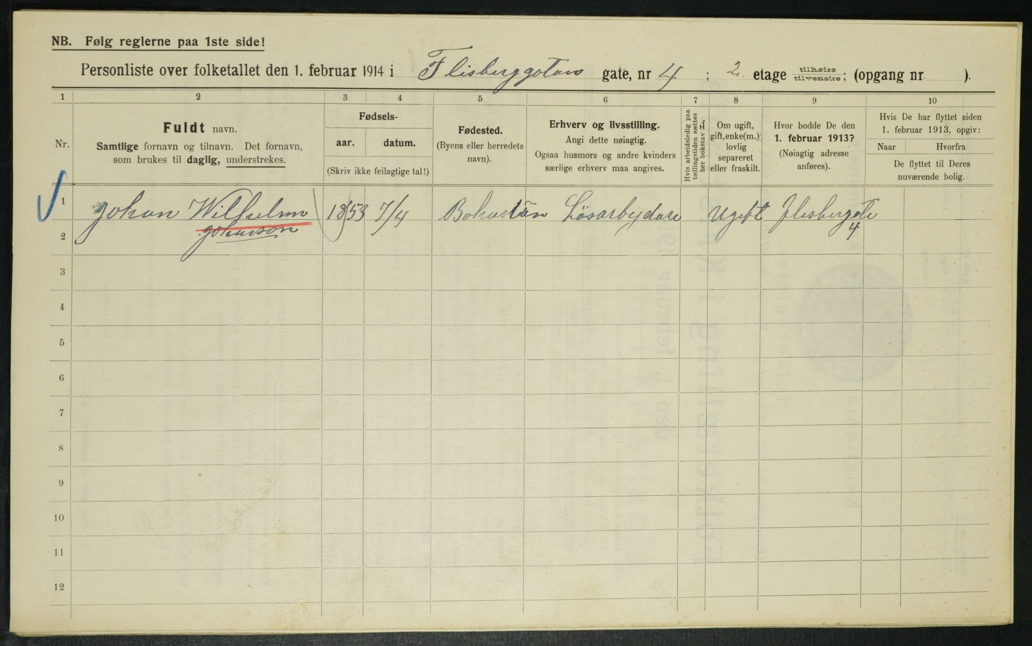 OBA, Municipal Census 1914 for Kristiania, 1914, p. 24776