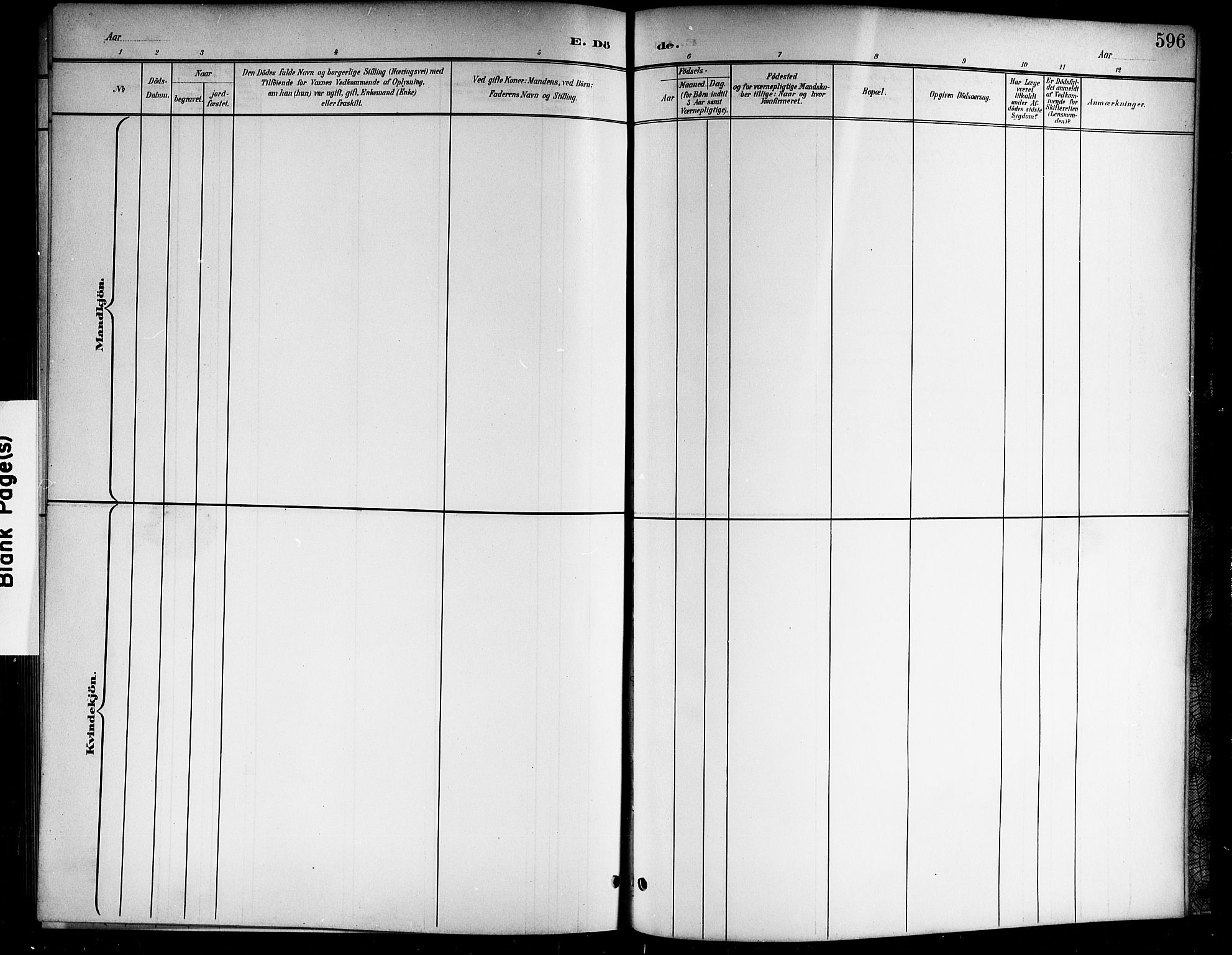 Norderhov kirkebøker, AV/SAKO-A-237/G/Gb/L0002: Parish register (copy) no. II 2, 1891-1921, p. 596