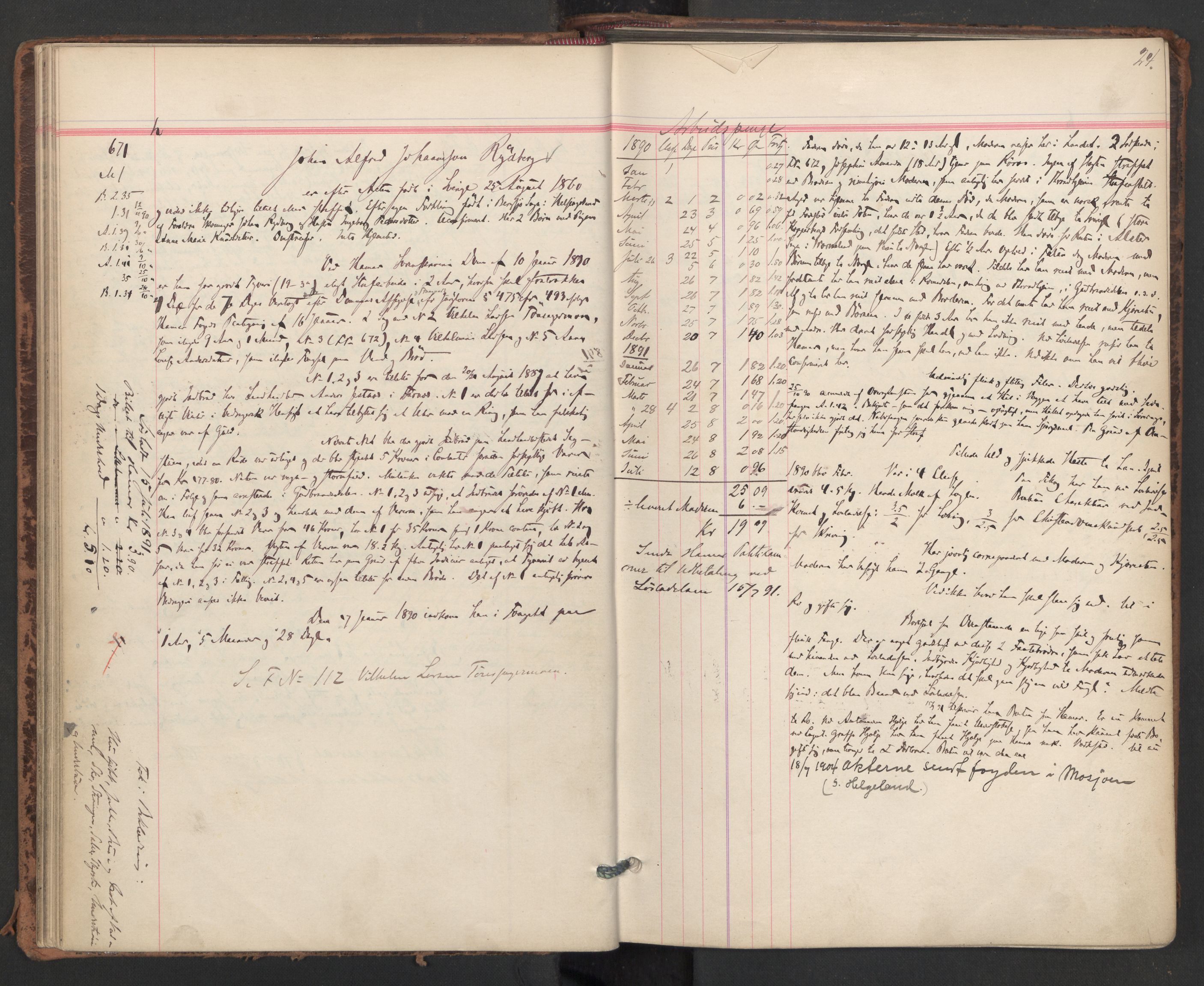 Botsfengslet, AV/RA-S-1539/D/Db/Dbb/L0026: 648h - 930h, 1889-1891, p. 24