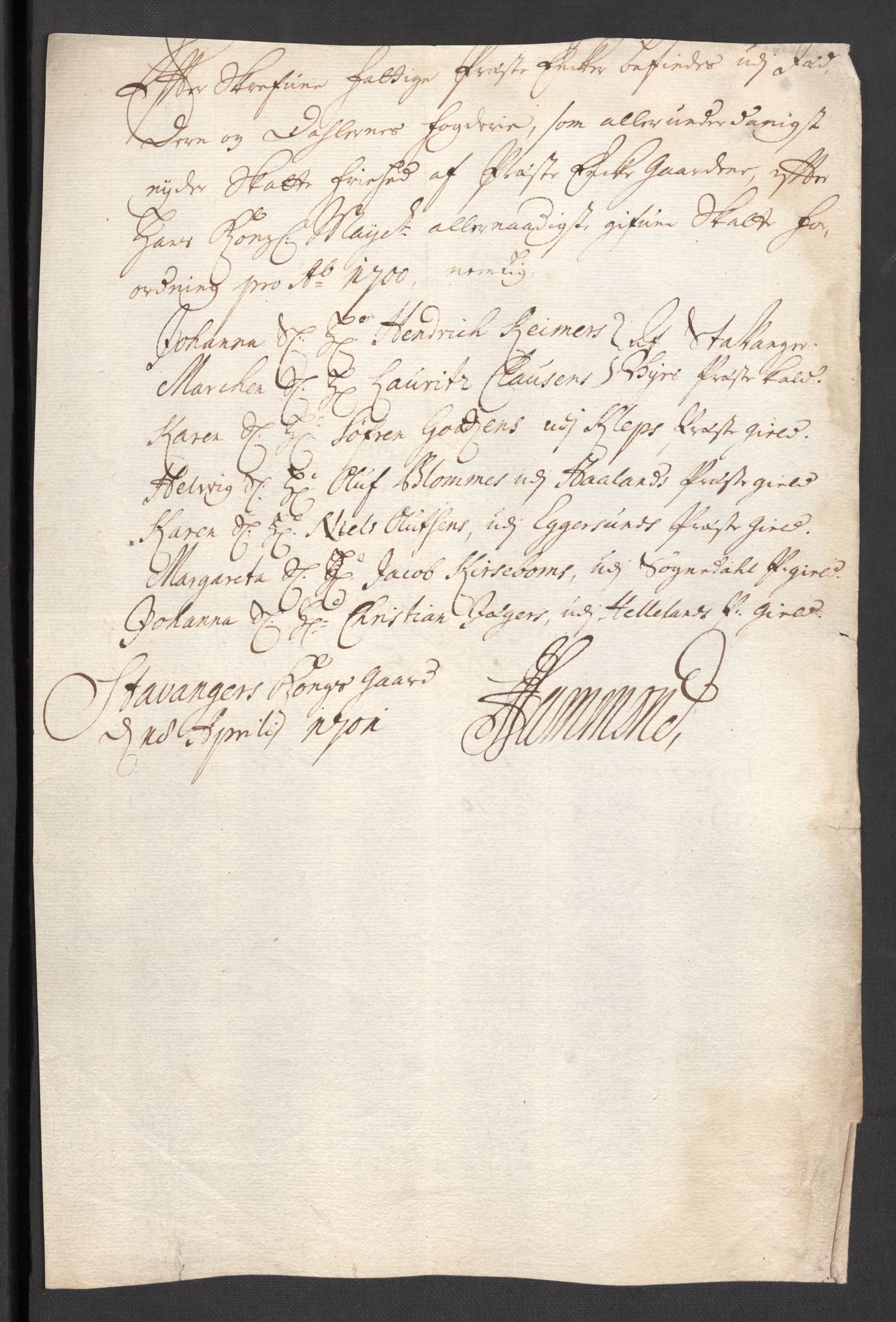 Rentekammeret inntil 1814, Reviderte regnskaper, Fogderegnskap, AV/RA-EA-4092/R46/L2731: Fogderegnskap Jæren og Dalane, 1700-1702, p. 94