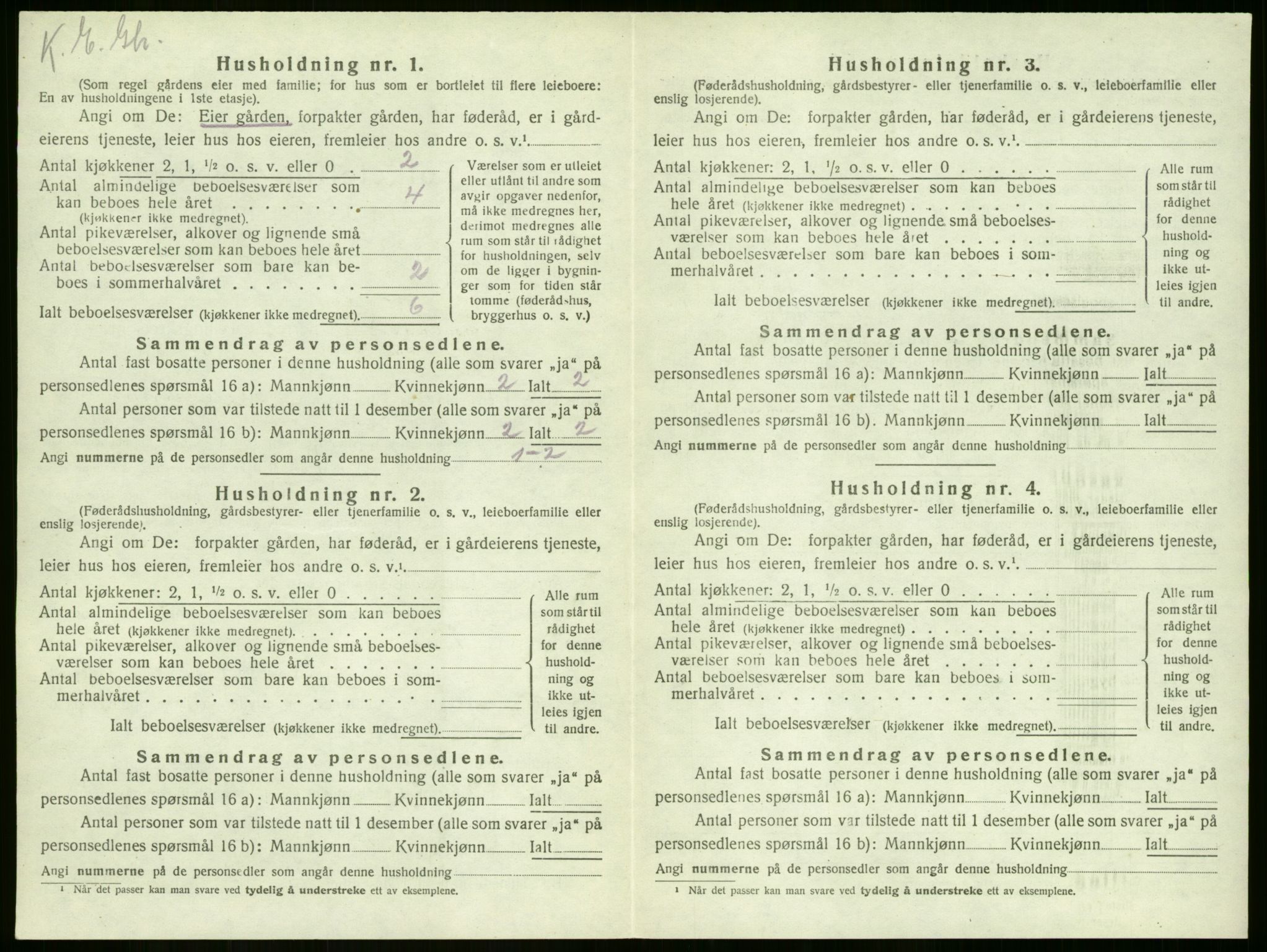 SAKO, 1920 census for Sandeherred, 1920, p. 1472