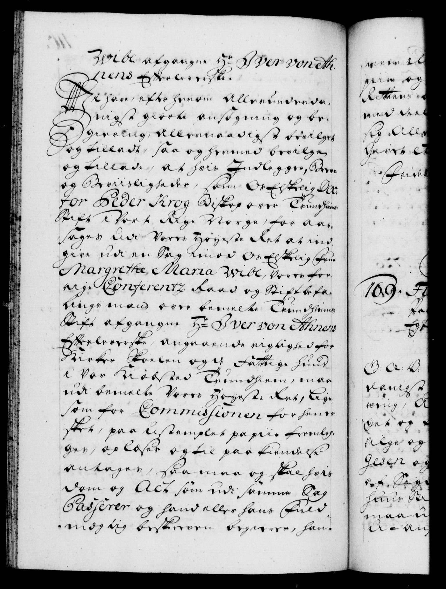 Danske Kanselli 1572-1799, AV/RA-EA-3023/F/Fc/Fca/Fcaa/L0025: Norske registre, 1726-1728, p. 116b