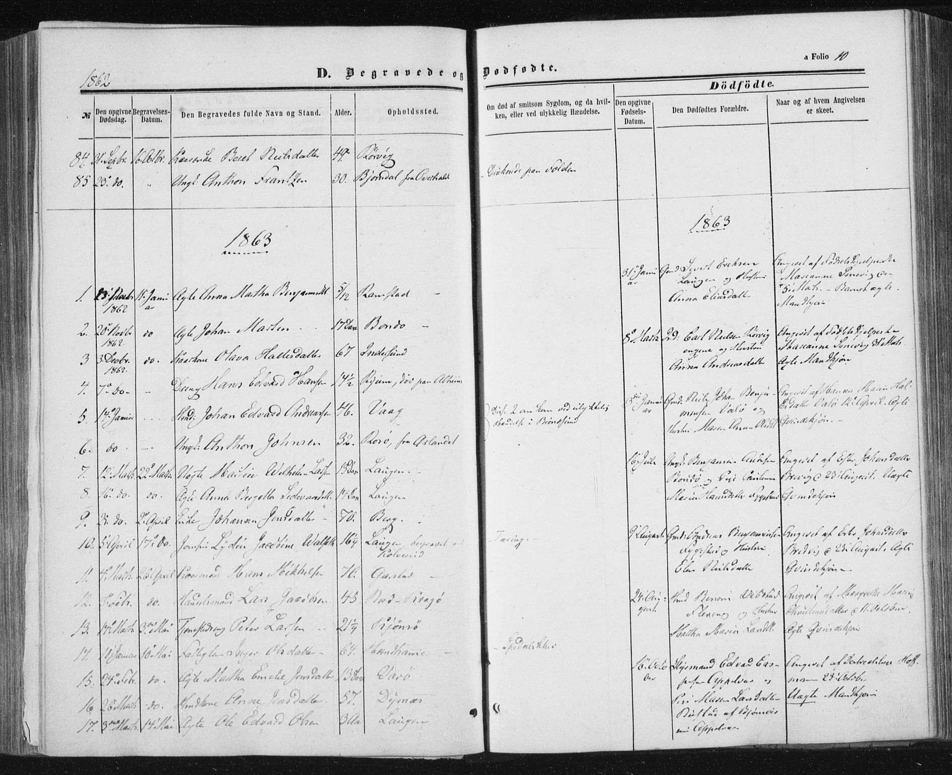 Ministerialprotokoller, klokkerbøker og fødselsregistre - Nord-Trøndelag, AV/SAT-A-1458/784/L0670: Parish register (official) no. 784A05, 1860-1876, p. 10