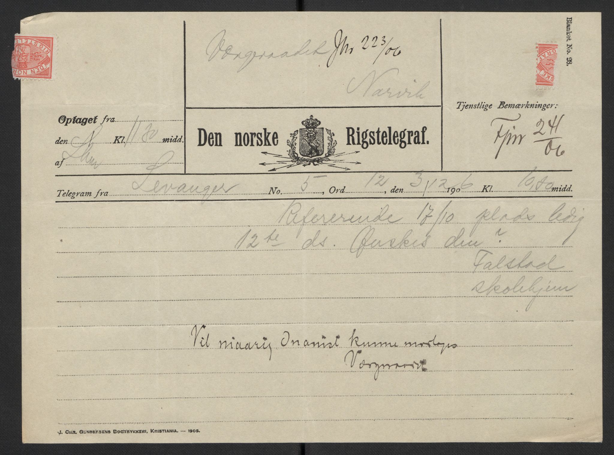 Falstad skolehjem, AV/RA-S-1676/E/Eb/L0007: Elevmapper løpenr. 146-168, 1905-1911, p. 214