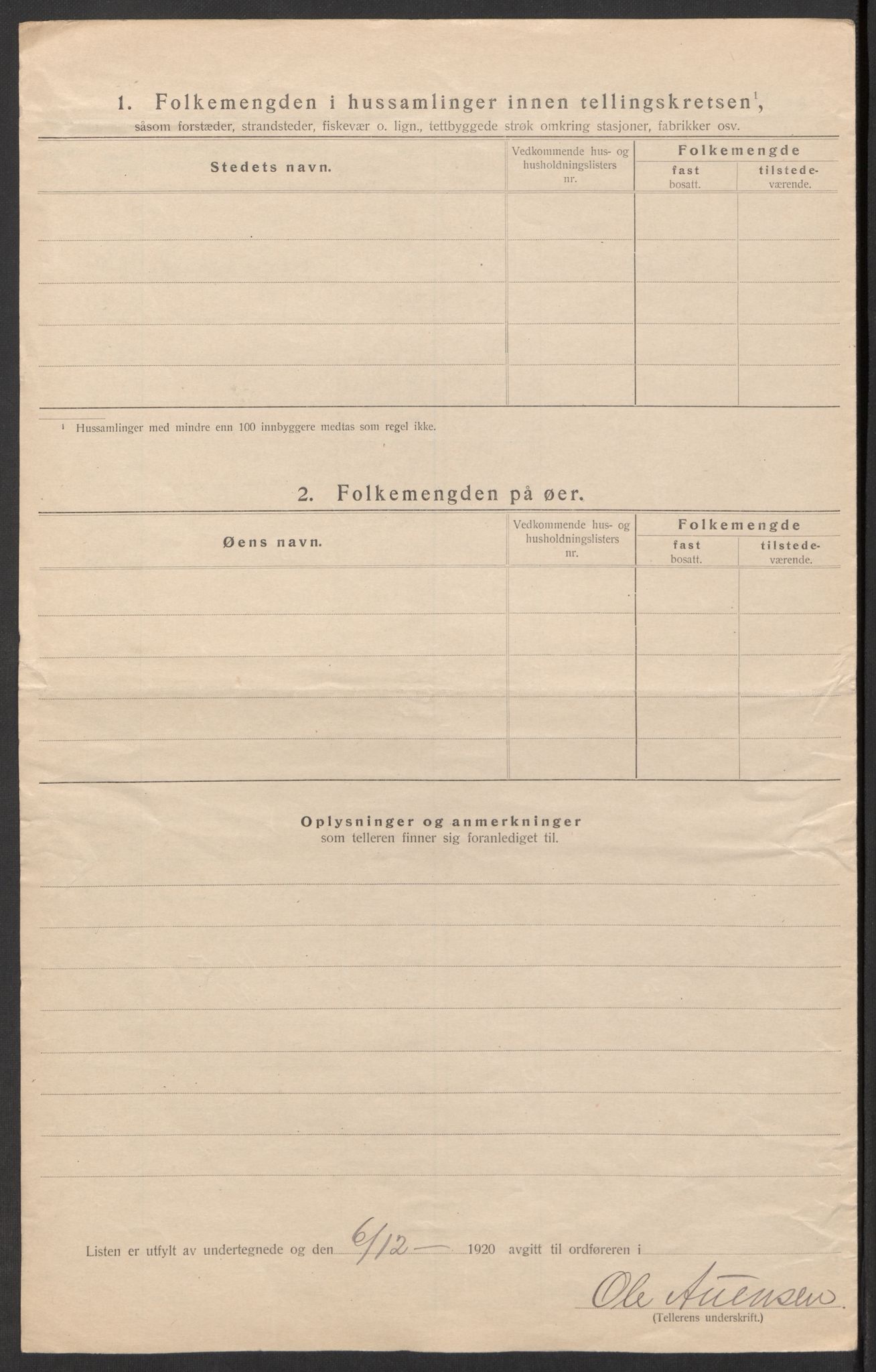 SAK, 1920 census for Tveit, 1920, p. 25