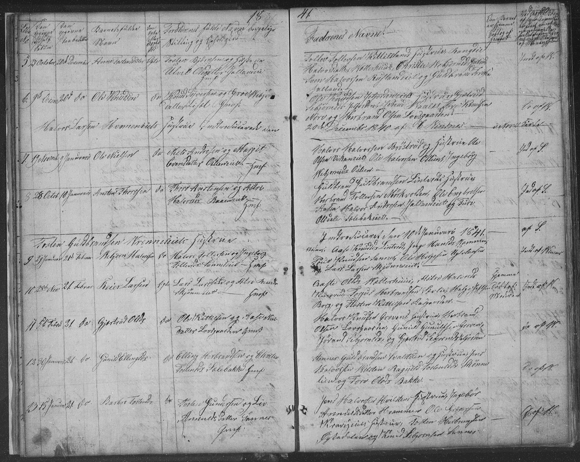 Nore kirkebøker, AV/SAKO-A-238/F/Fa/L0001: Parish register (official) no. I 1, 1836-1855, p. 20