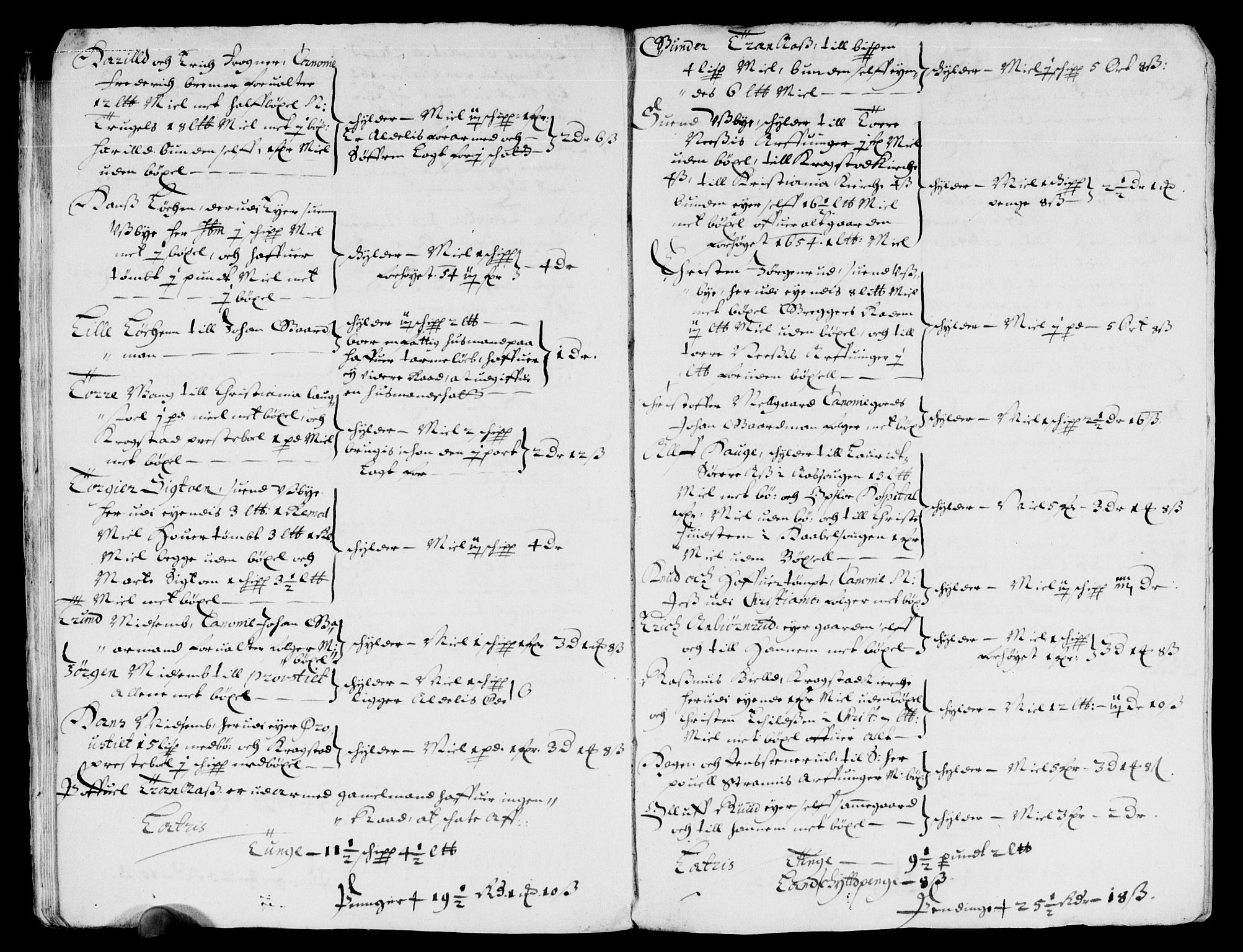 Rentekammeret inntil 1814, Reviderte regnskaper, Lensregnskaper, AV/RA-EA-5023/R/Rb/Rba/L0237: Akershus len, 1656-1657