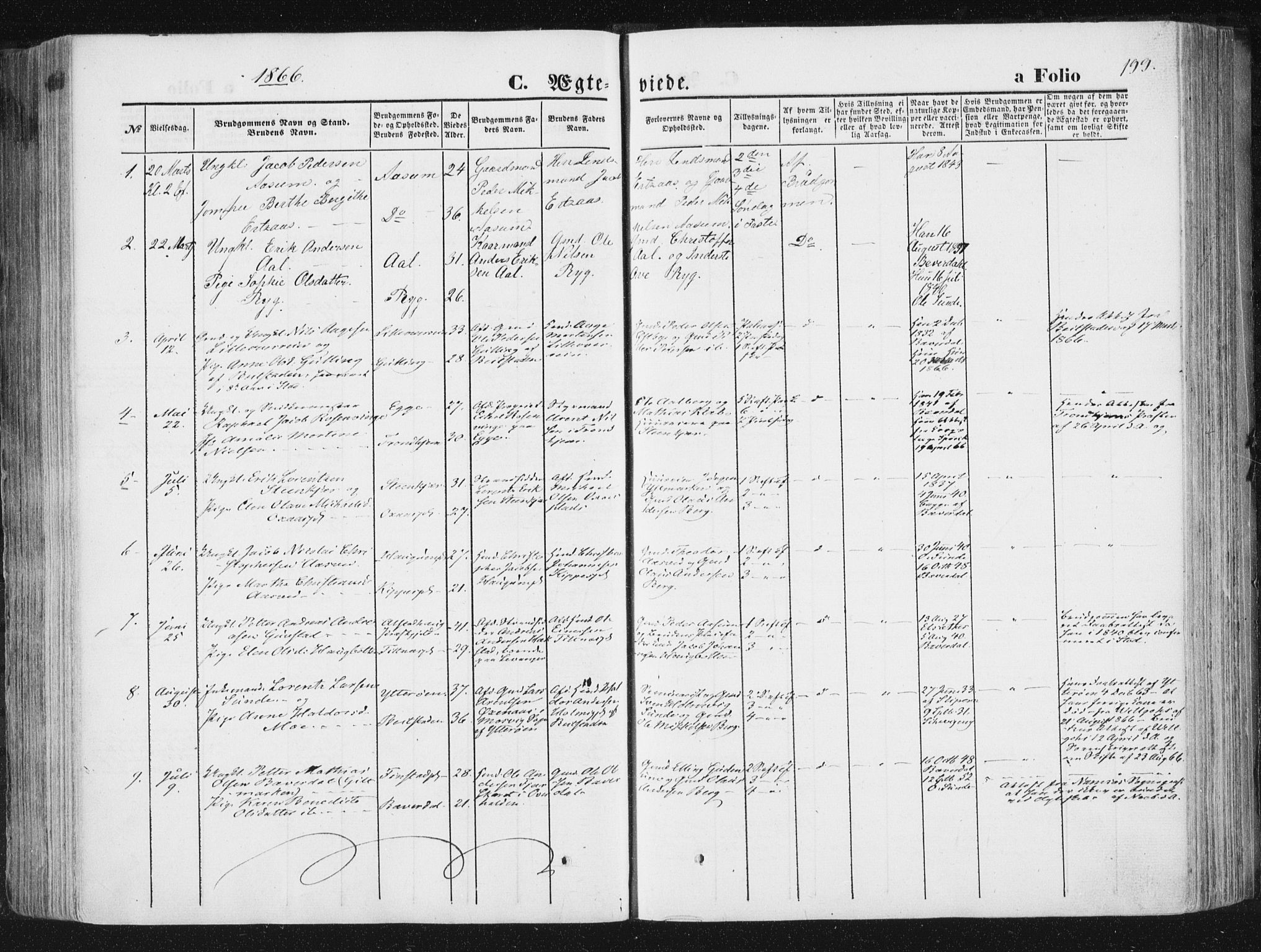 Ministerialprotokoller, klokkerbøker og fødselsregistre - Nord-Trøndelag, AV/SAT-A-1458/746/L0447: Parish register (official) no. 746A06, 1860-1877, p. 199