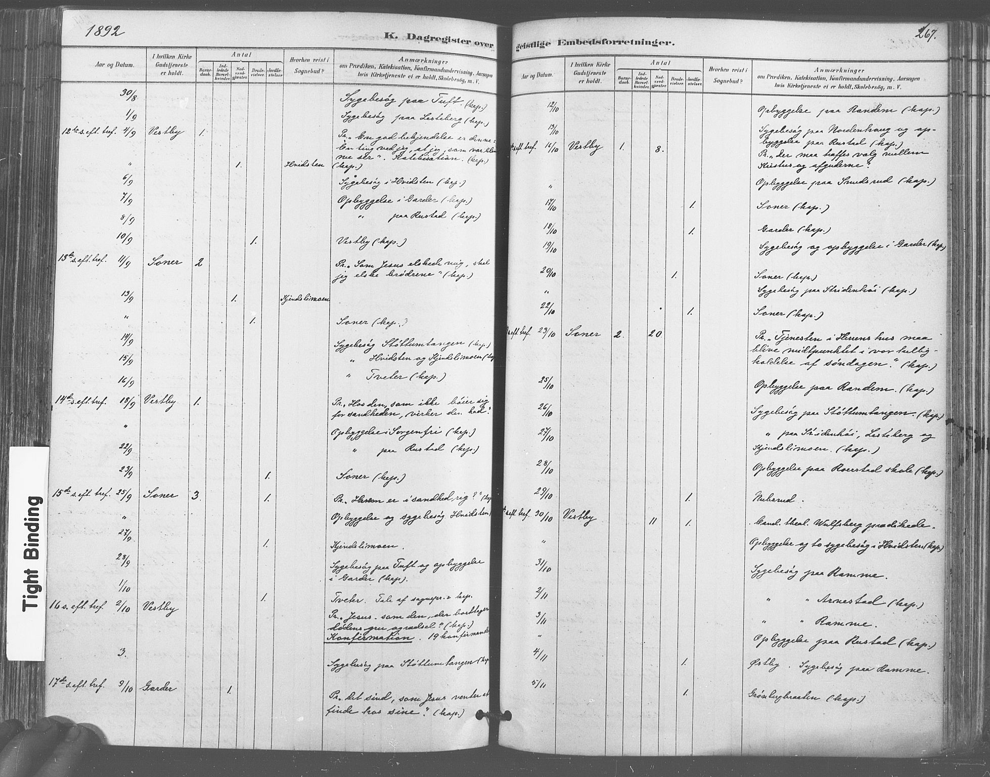 Vestby prestekontor Kirkebøker, AV/SAO-A-10893/F/Fa/L0009: Parish register (official) no. I 9, 1878-1900, p. 267