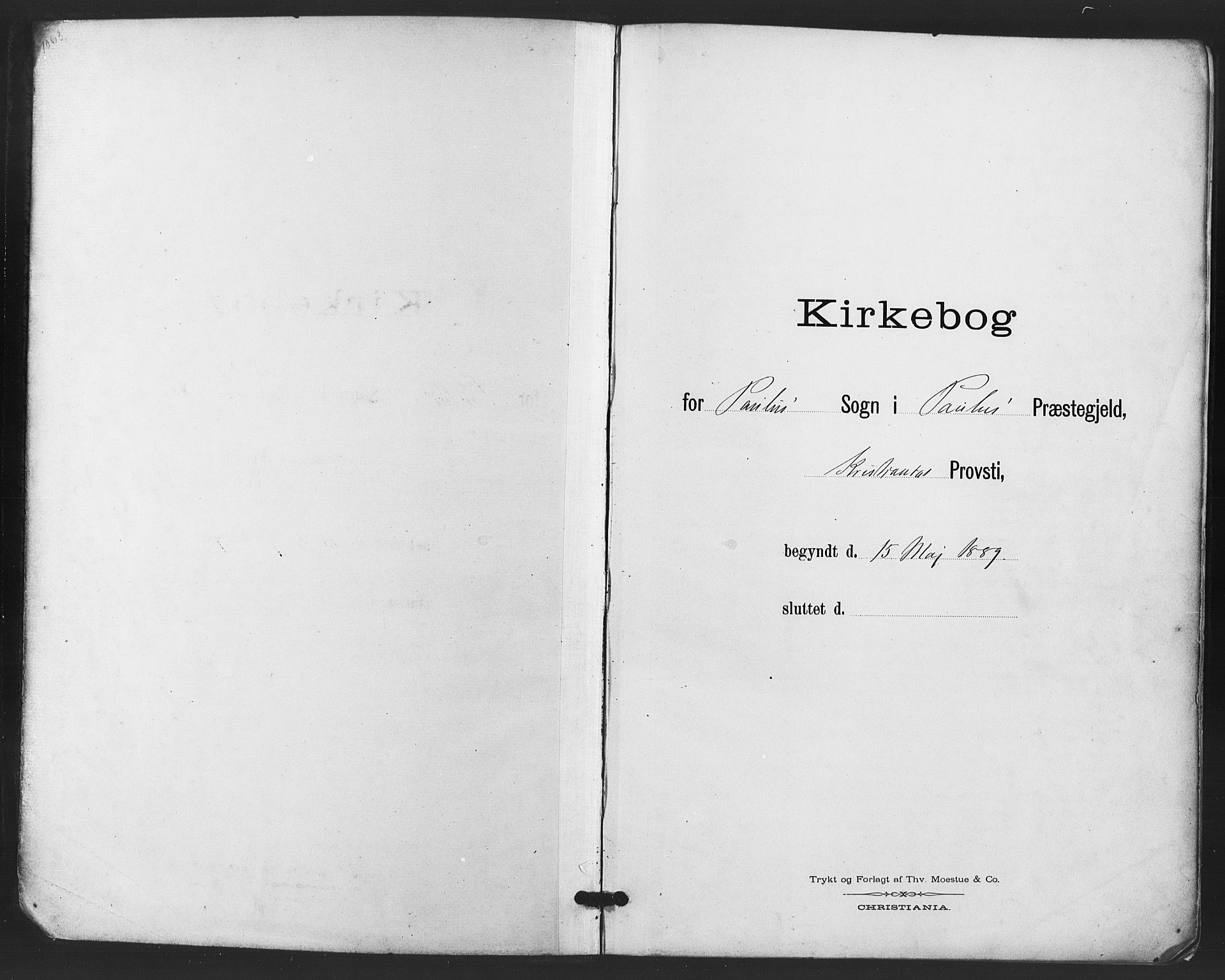 Paulus prestekontor Kirkebøker, SAO/A-10871/F/Fa/L0011: Parish register (official) no. 11, 1889-1897