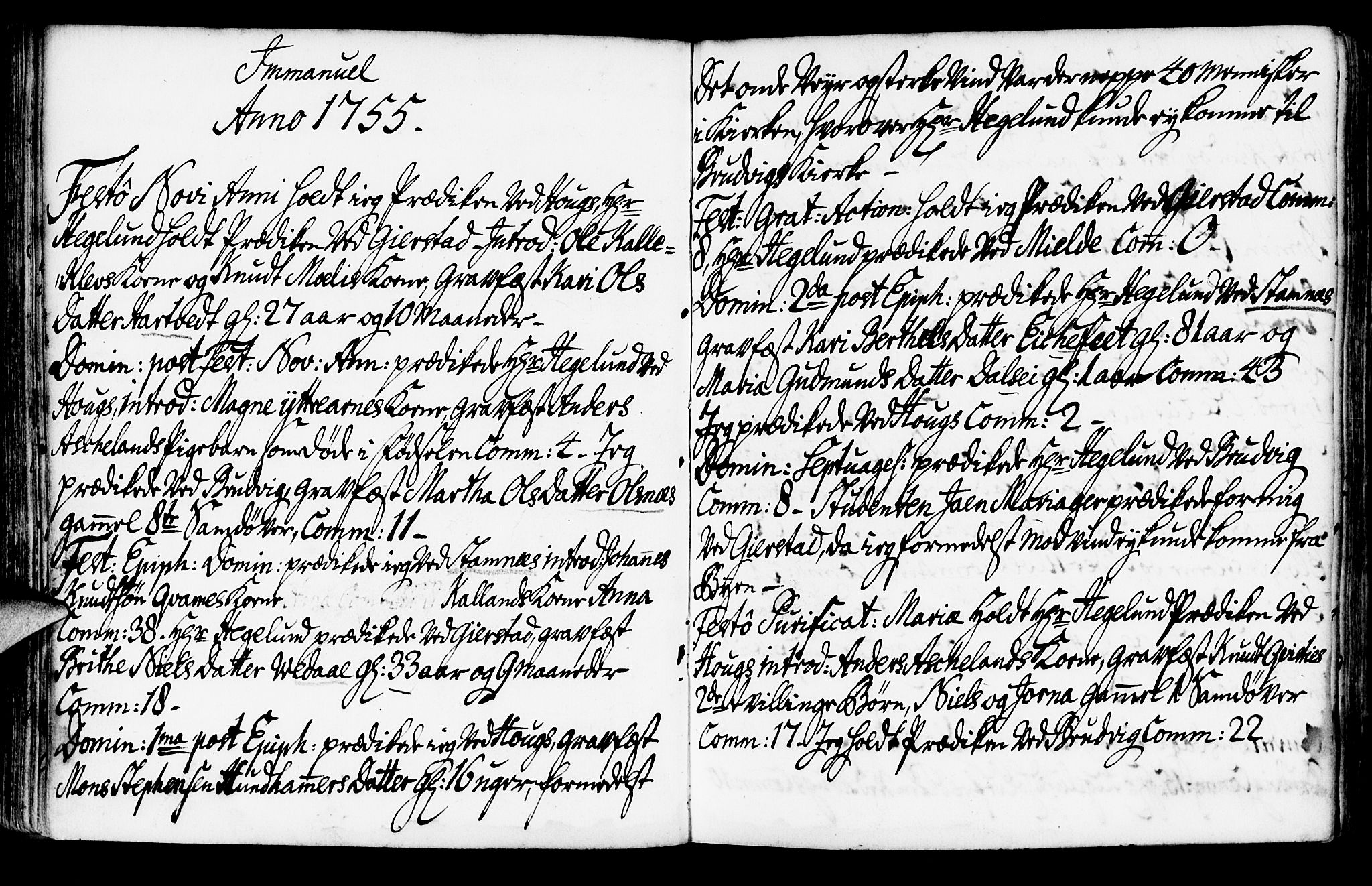 Haus sokneprestembete, SAB/A-75601/H/Haa: Parish register (official) no. A 7, 1748-1766, p. 68