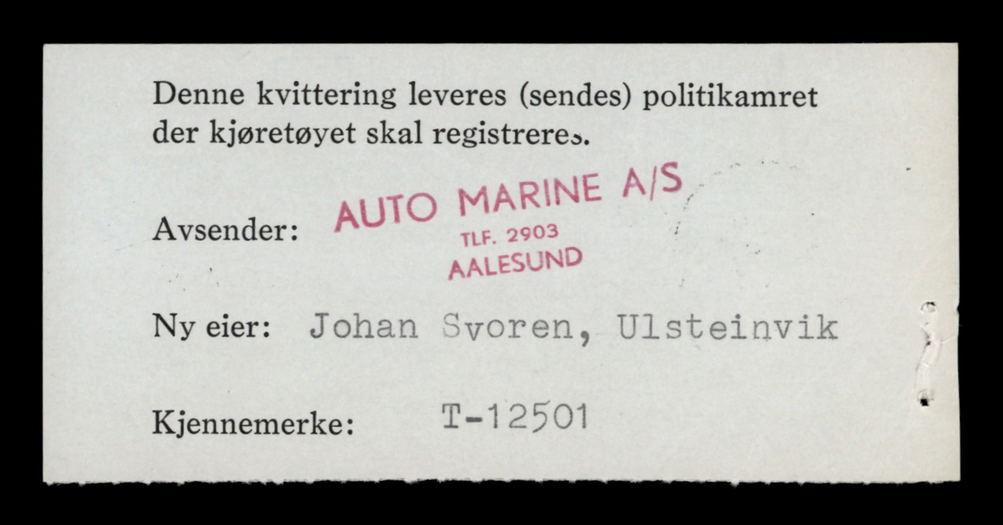 Møre og Romsdal vegkontor - Ålesund trafikkstasjon, SAT/A-4099/F/Fe/L0034: Registreringskort for kjøretøy T 12500 - T 12652, 1927-1998, p. 22