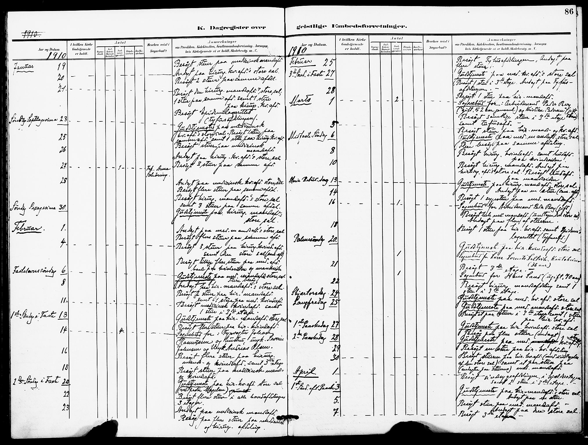 Ministerialprotokoller, klokkerbøker og fødselsregistre - Sør-Trøndelag, SAT/A-1456/628/L0483: Parish register (official) no. 628A01, 1902-1920, p. 86
