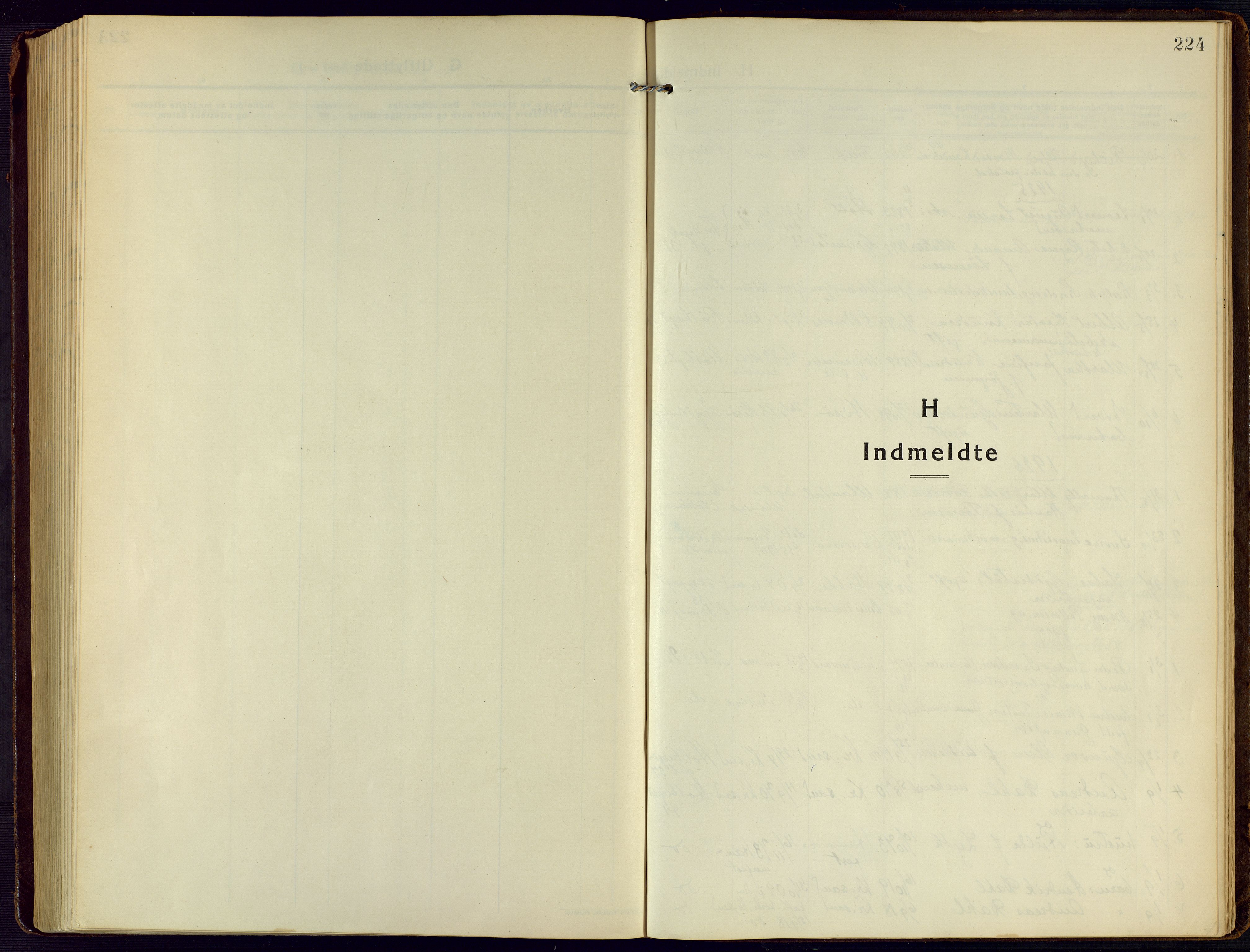 Kristiansand domprosti, AV/SAK-1112-0006/F/Fa/L0026: Parish register (official) no. A 25, 1916-1928, p. 224
