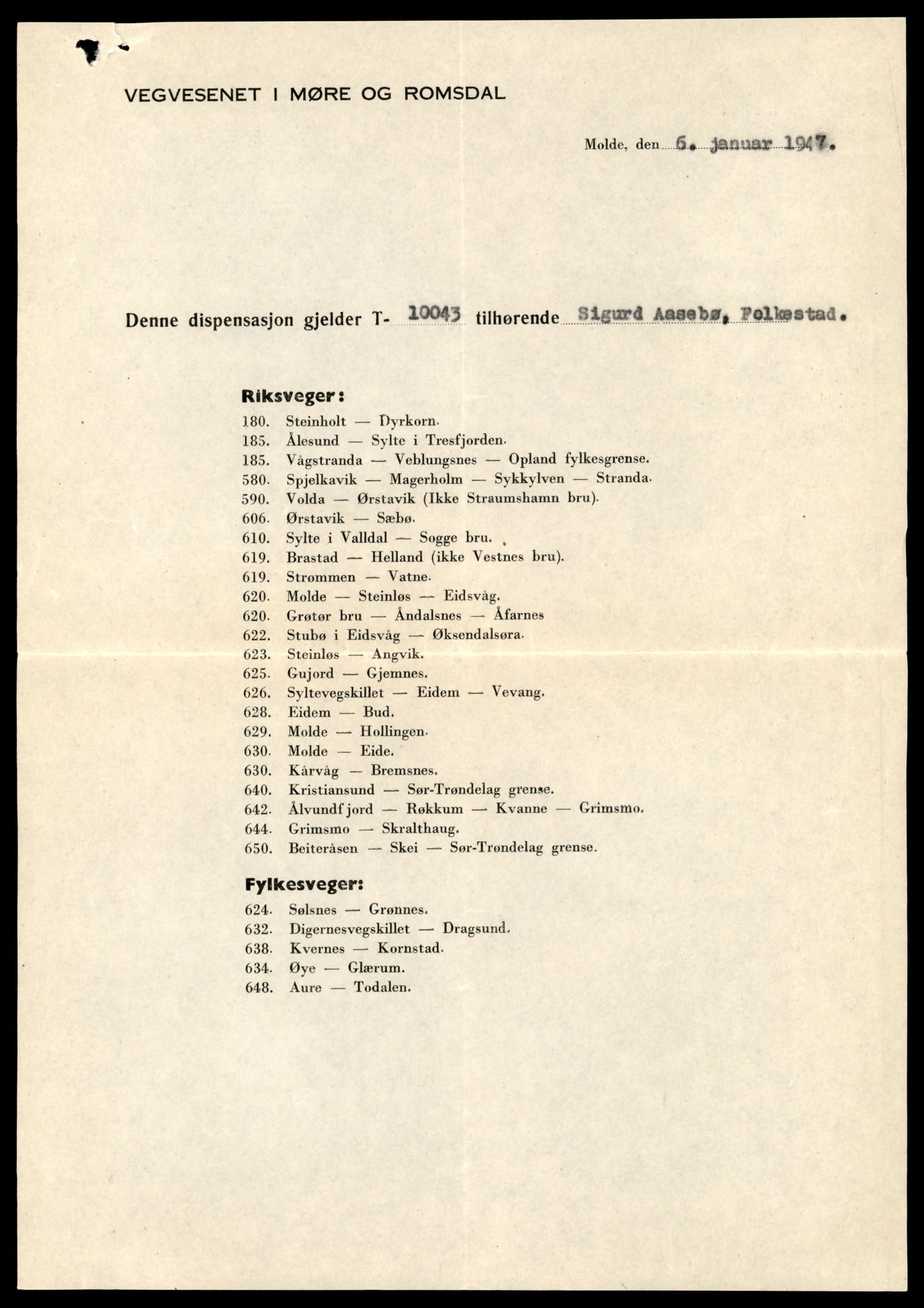 Møre og Romsdal vegkontor - Ålesund trafikkstasjon, AV/SAT-A-4099/F/Fe/L0033: Registreringskort for kjøretøy T 12151 - T 12474, 1927-1998, p. 447