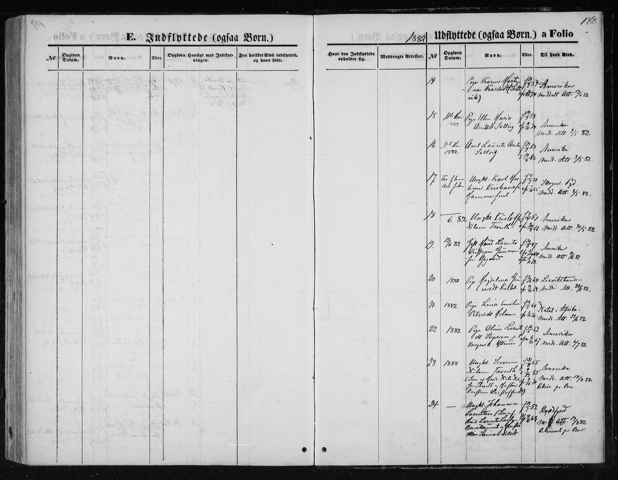 Ministerialprotokoller, klokkerbøker og fødselsregistre - Nord-Trøndelag, AV/SAT-A-1458/733/L0324: Parish register (official) no. 733A03, 1870-1883, p. 188