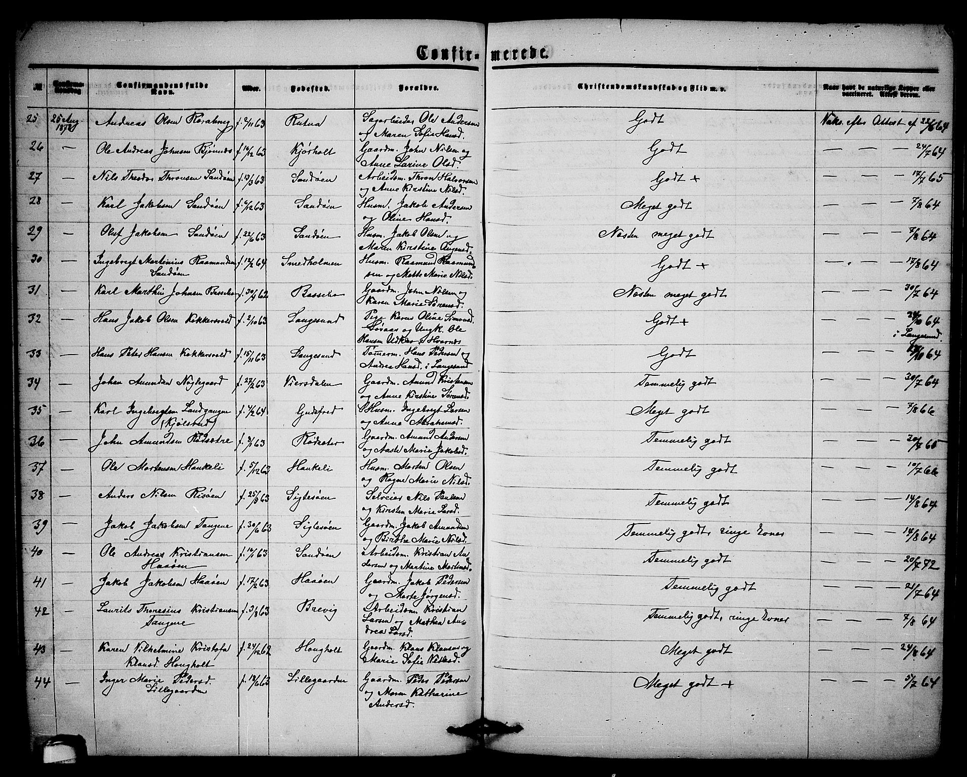 Eidanger kirkebøker, SAKO/A-261/G/Ga/L0001: Parish register (copy) no. 1, 1863-1878, p. 147