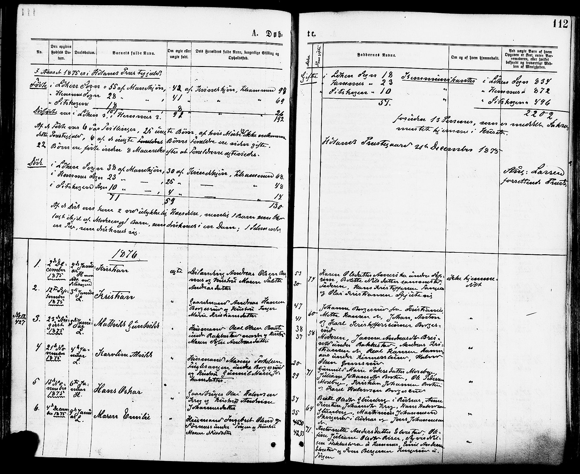 Høland prestekontor Kirkebøker, SAO/A-10346a/F/Fa/L0012.a: Parish register (official) no. I 12A, 1869-1879, p. 112
