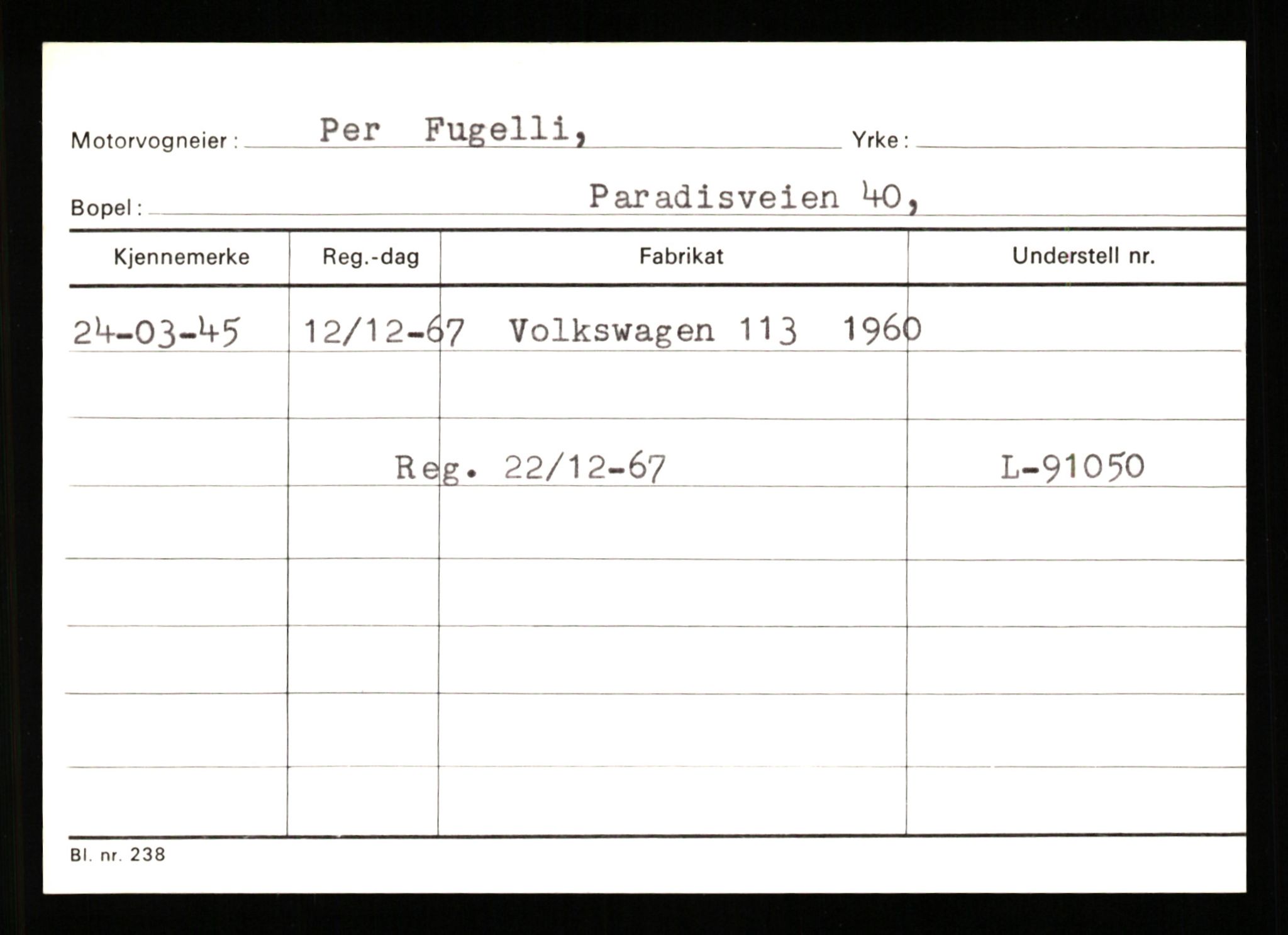 Stavanger trafikkstasjon, AV/SAST-A-101942/0/G/L0011: Registreringsnummer: 240000 - 363477, 1930-1971, p. 17