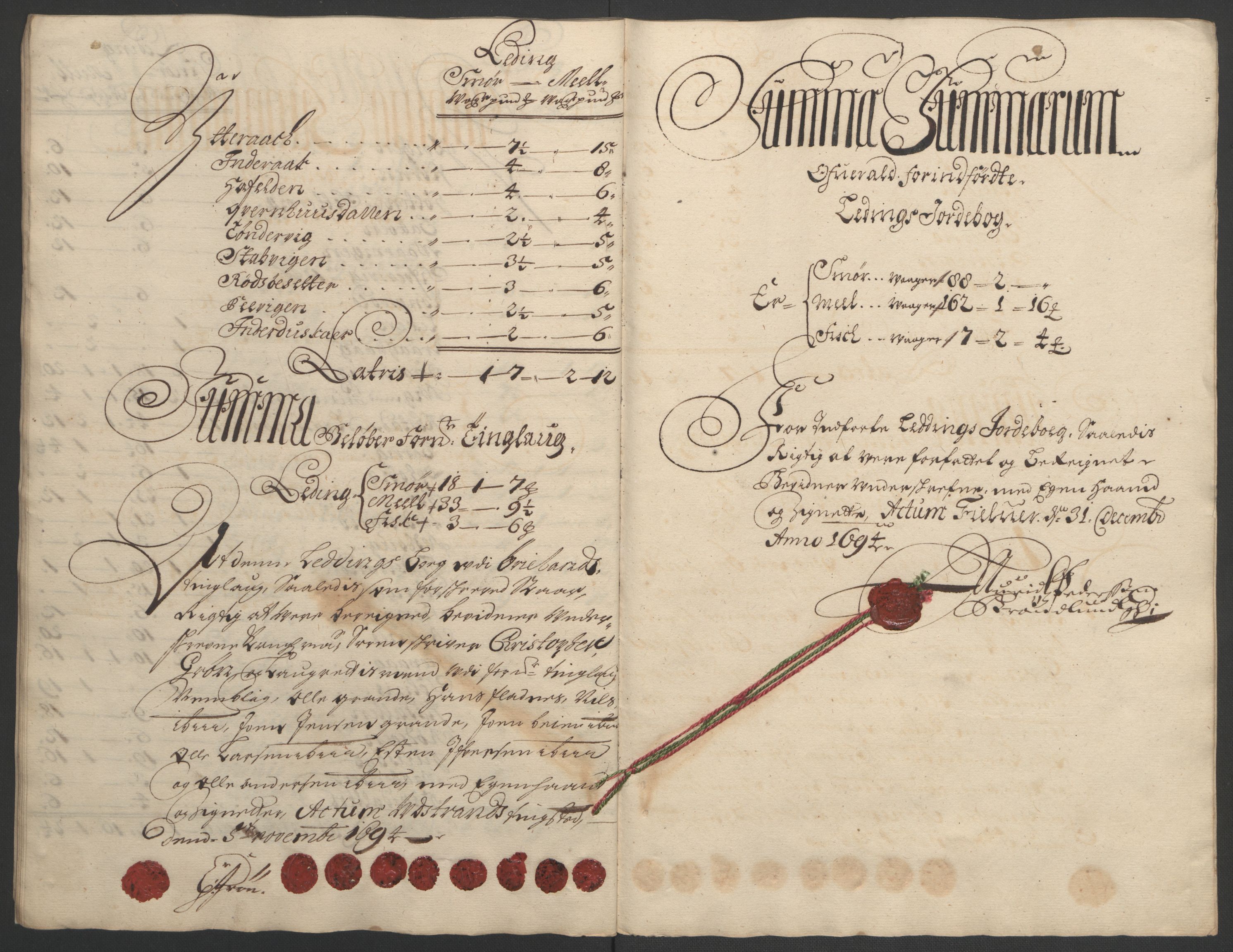 Rentekammeret inntil 1814, Reviderte regnskaper, Fogderegnskap, AV/RA-EA-4092/R57/L3850: Fogderegnskap Fosen, 1694, p. 144