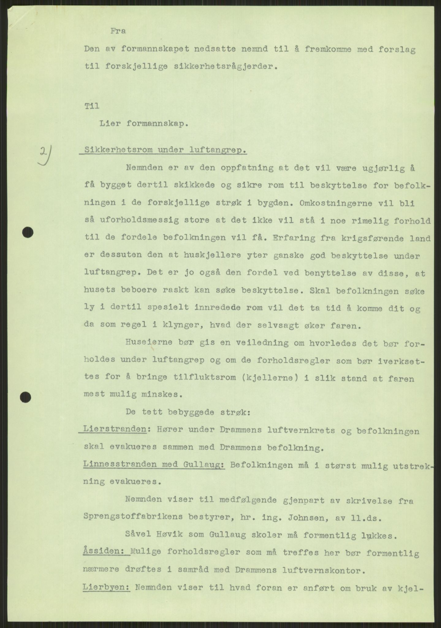 Forsvaret, Forsvarets krigshistoriske avdeling, AV/RA-RAFA-2017/Y/Ya/L0014: II-C-11-31 - Fylkesmenn.  Rapporter om krigsbegivenhetene 1940., 1940, p. 422