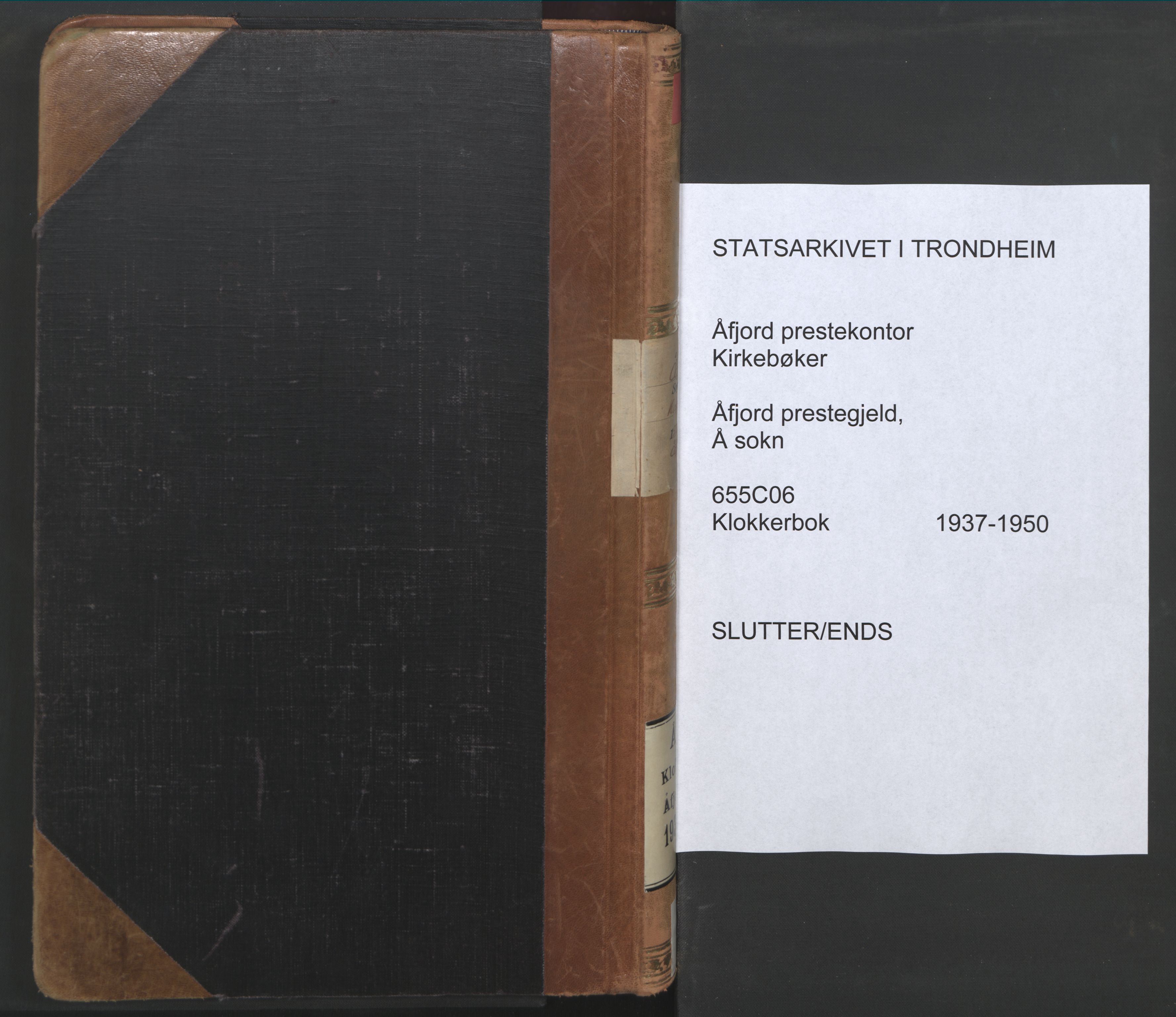Ministerialprotokoller, klokkerbøker og fødselsregistre - Sør-Trøndelag, SAT/A-1456/655/L0690: Parish register (copy) no. 655C06, 1937-1950, p. 184