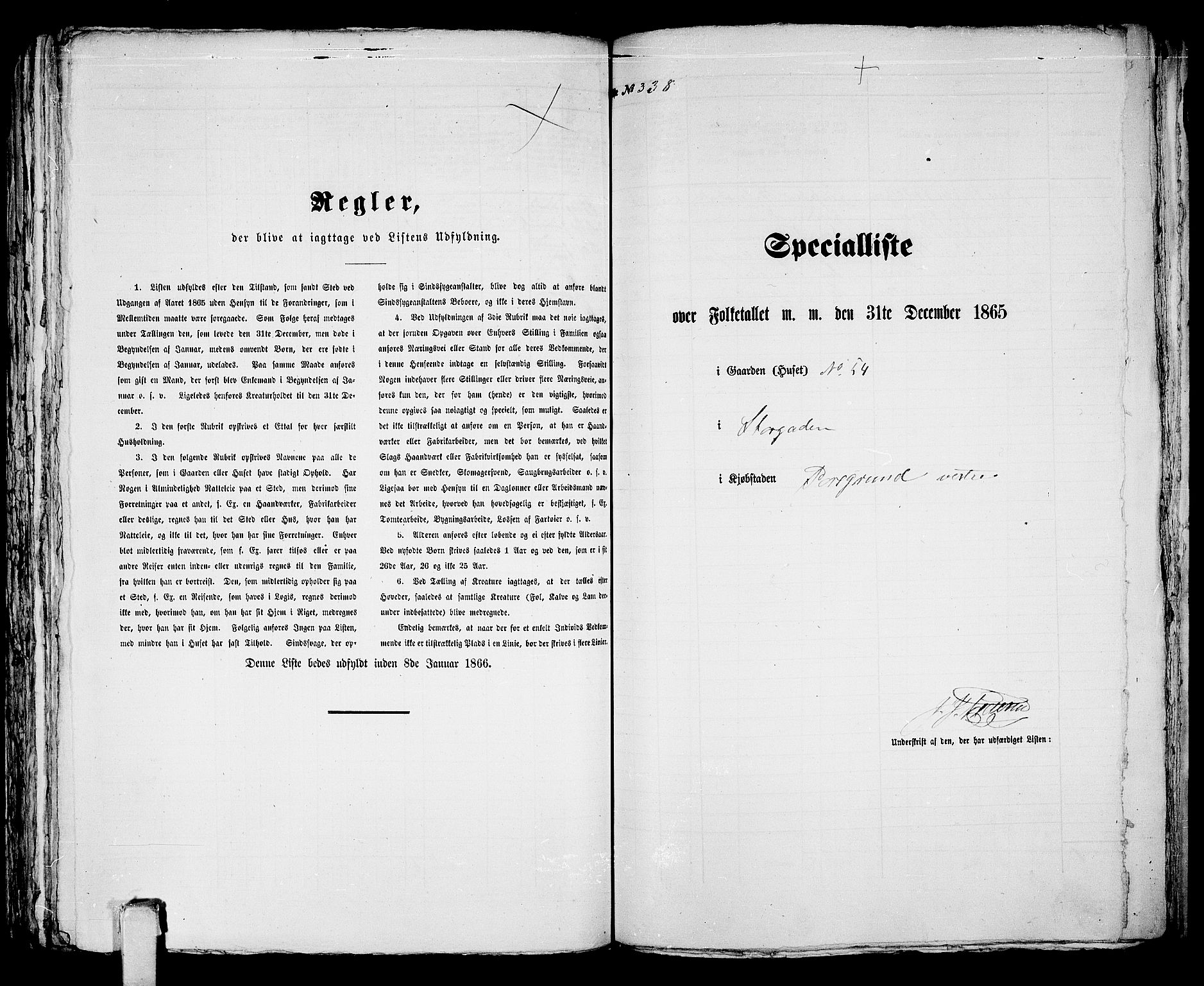 RA, 1865 census for Porsgrunn, 1865, p. 692