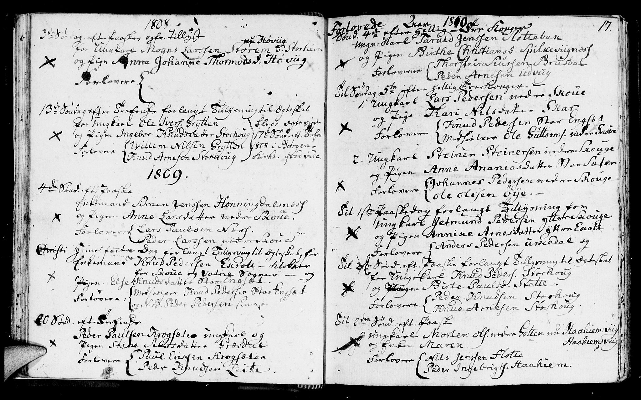 Ministerialprotokoller, klokkerbøker og fødselsregistre - Møre og Romsdal, SAT/A-1454/524/L0350: Parish register (official) no. 524A02, 1780-1817, p. 17