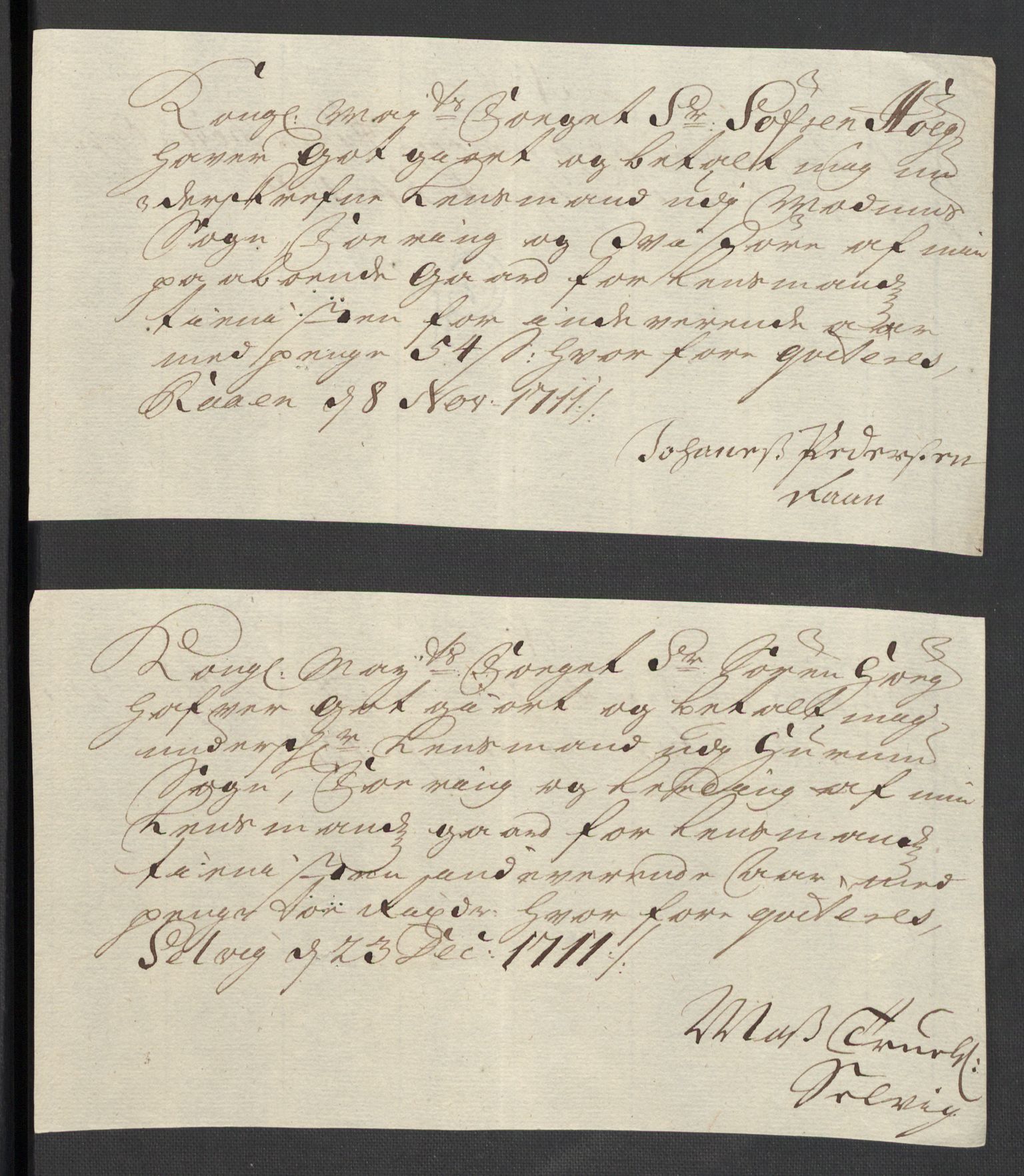 Rentekammeret inntil 1814, Reviderte regnskaper, Fogderegnskap, AV/RA-EA-4092/R31/L1705: Fogderegnskap Hurum, Røyken, Eiker, Lier og Buskerud, 1711, p. 346