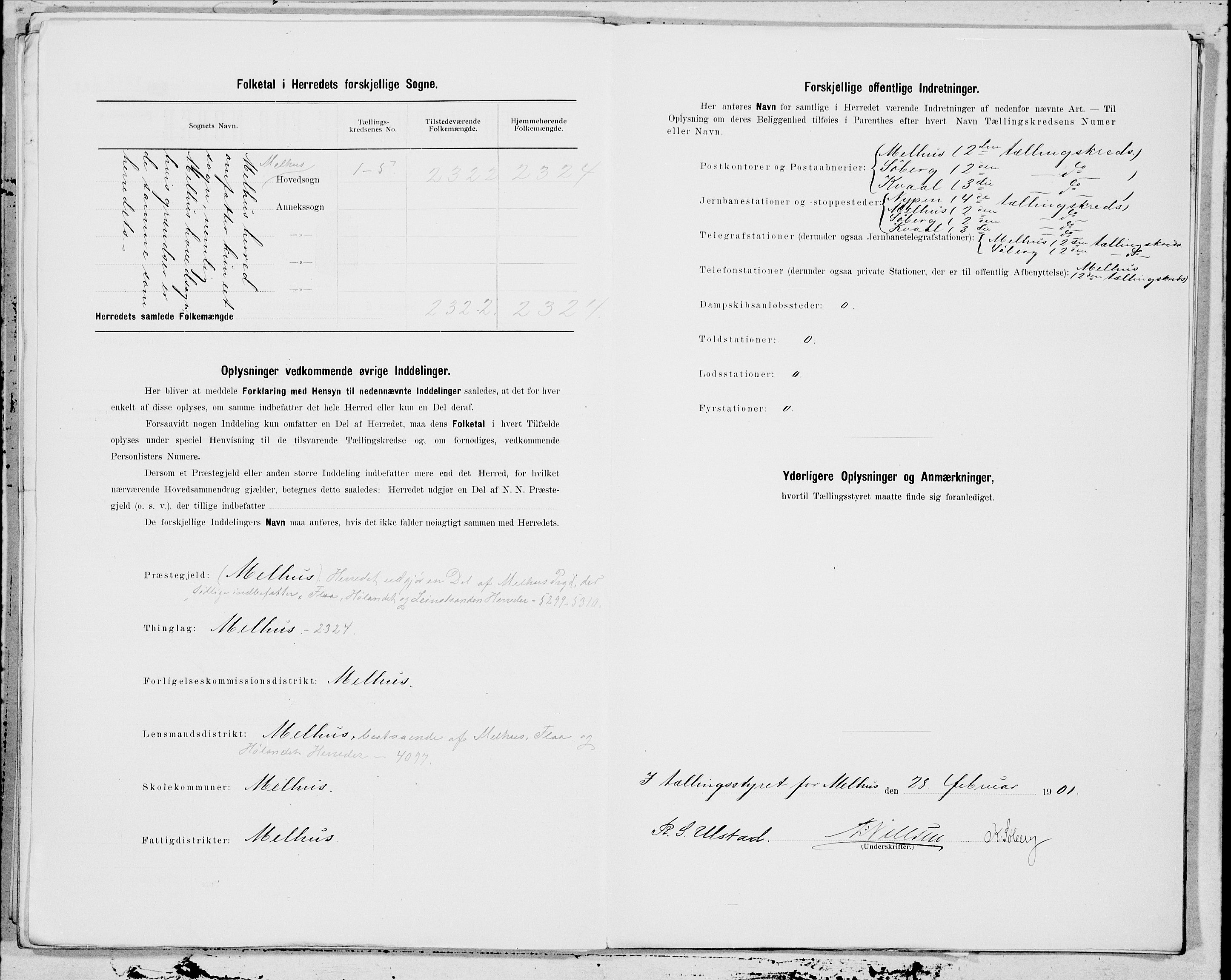 SAT, 1900 census for Melhus, 1900, p. 15