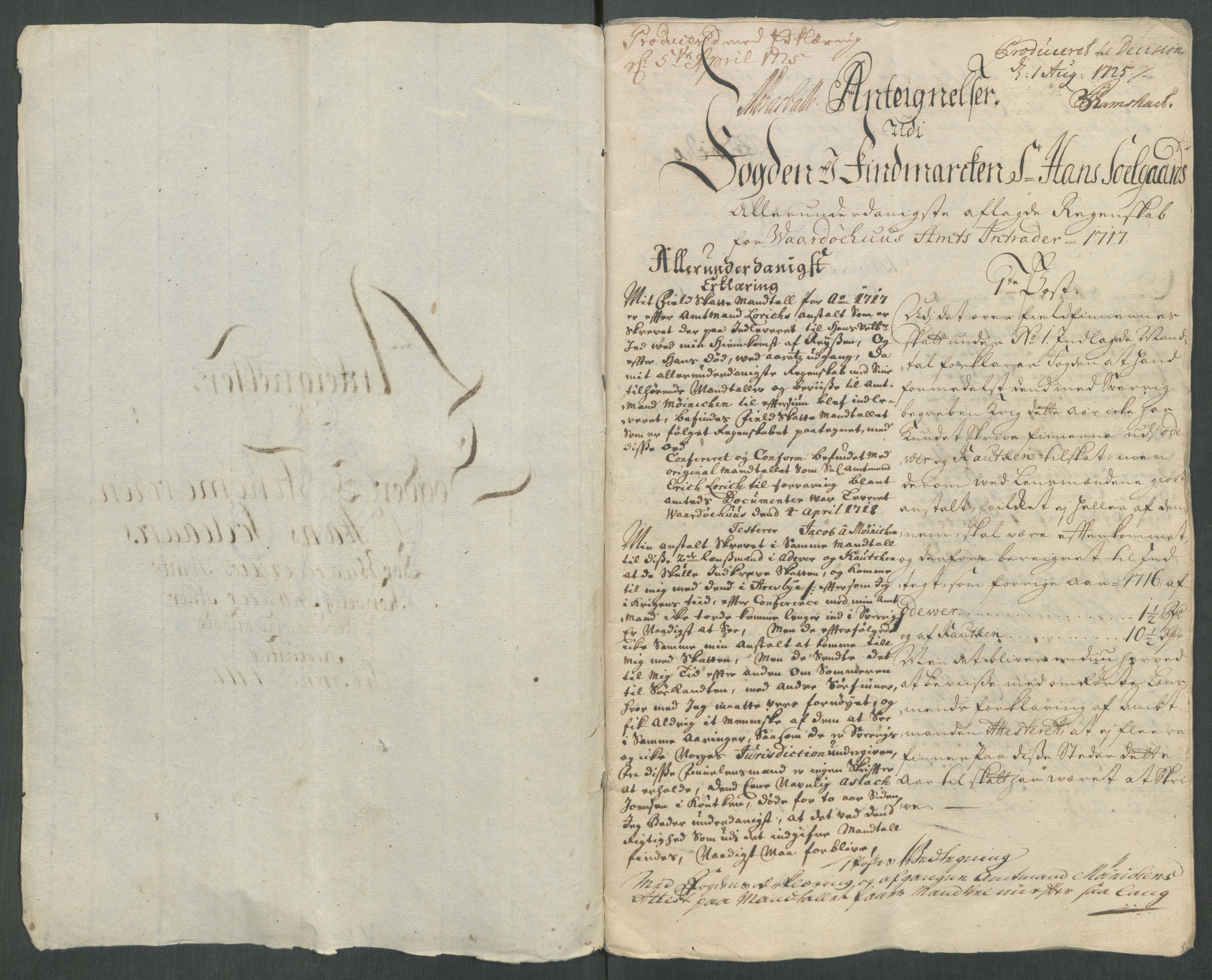 Rentekammeret inntil 1814, Reviderte regnskaper, Fogderegnskap, AV/RA-EA-4092/R69/L4857: Fogderegnskap Finnmark/Vardøhus, 1716-1718, p. 368