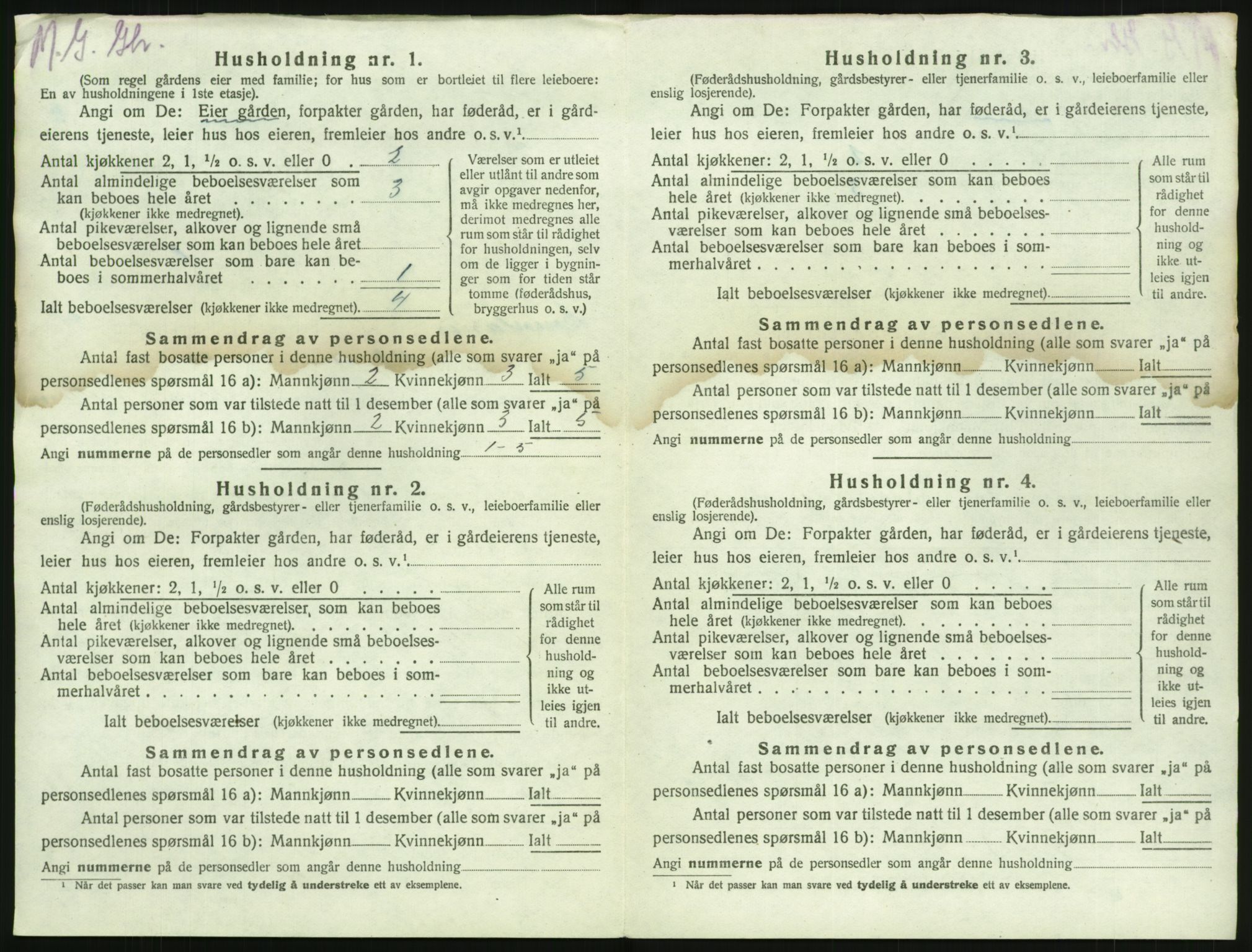 SAKO, 1920 census for Brunlanes, 1920, p. 1082