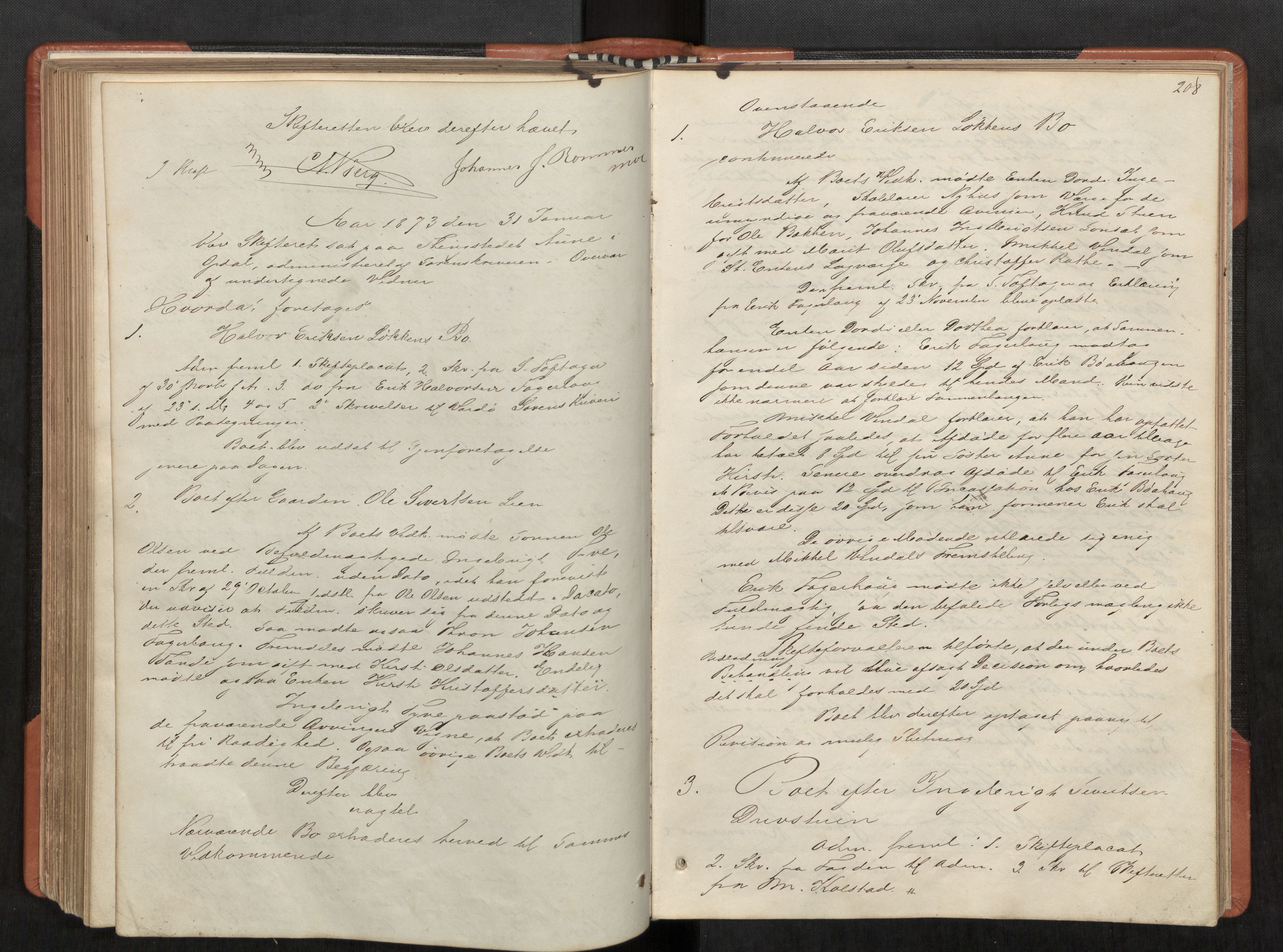 Orkdal sorenskriveri, AV/SAT-A-4169/1/3/3B/L0005: Skiftebehandlingsprotokoll, 1860-1876, p. 208