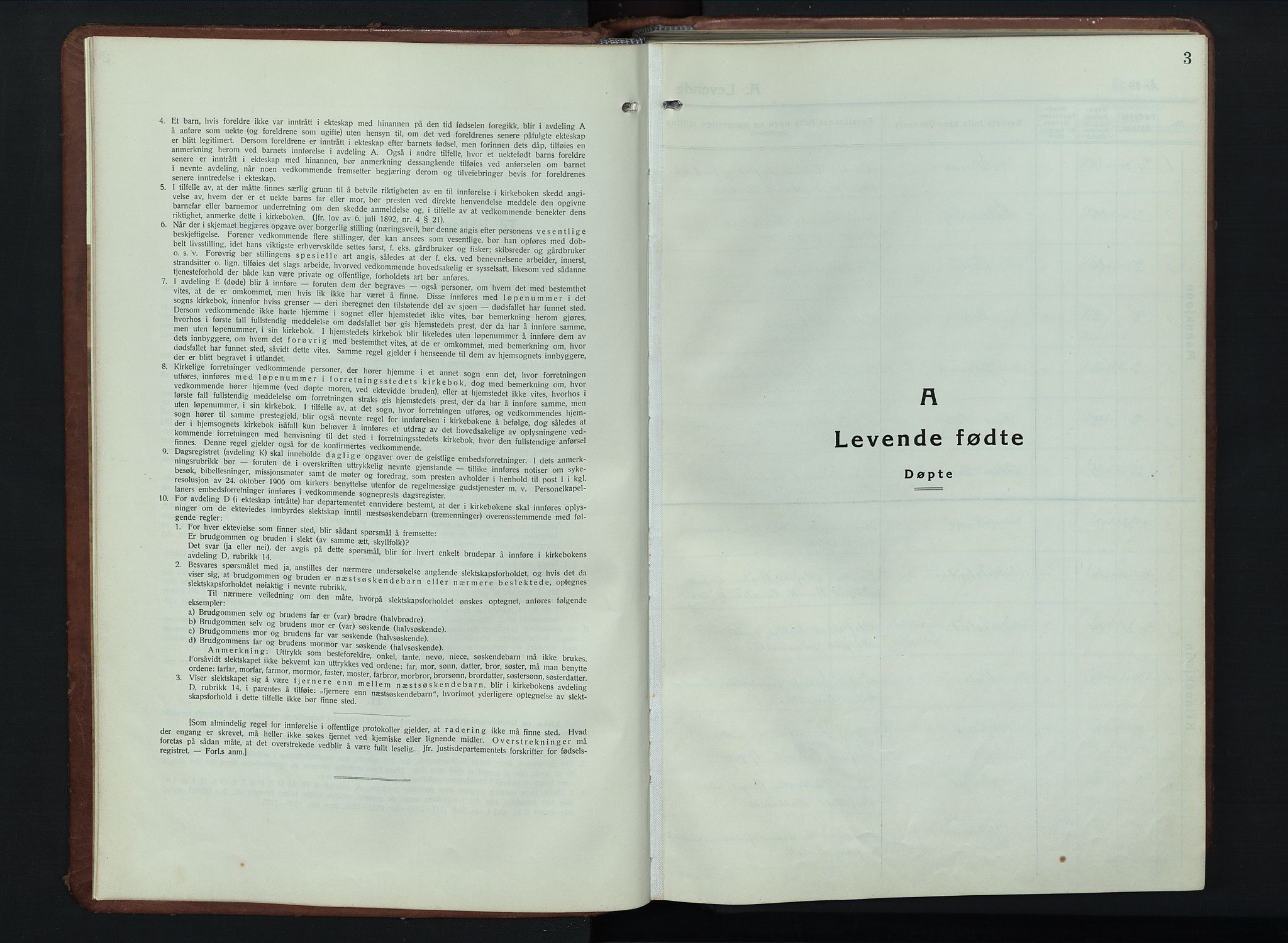 Vestre Gausdal prestekontor, SAH/PREST-094/H/Ha/Hab/L0005: Parish register (copy) no. 5, 1926-1955, p. 3