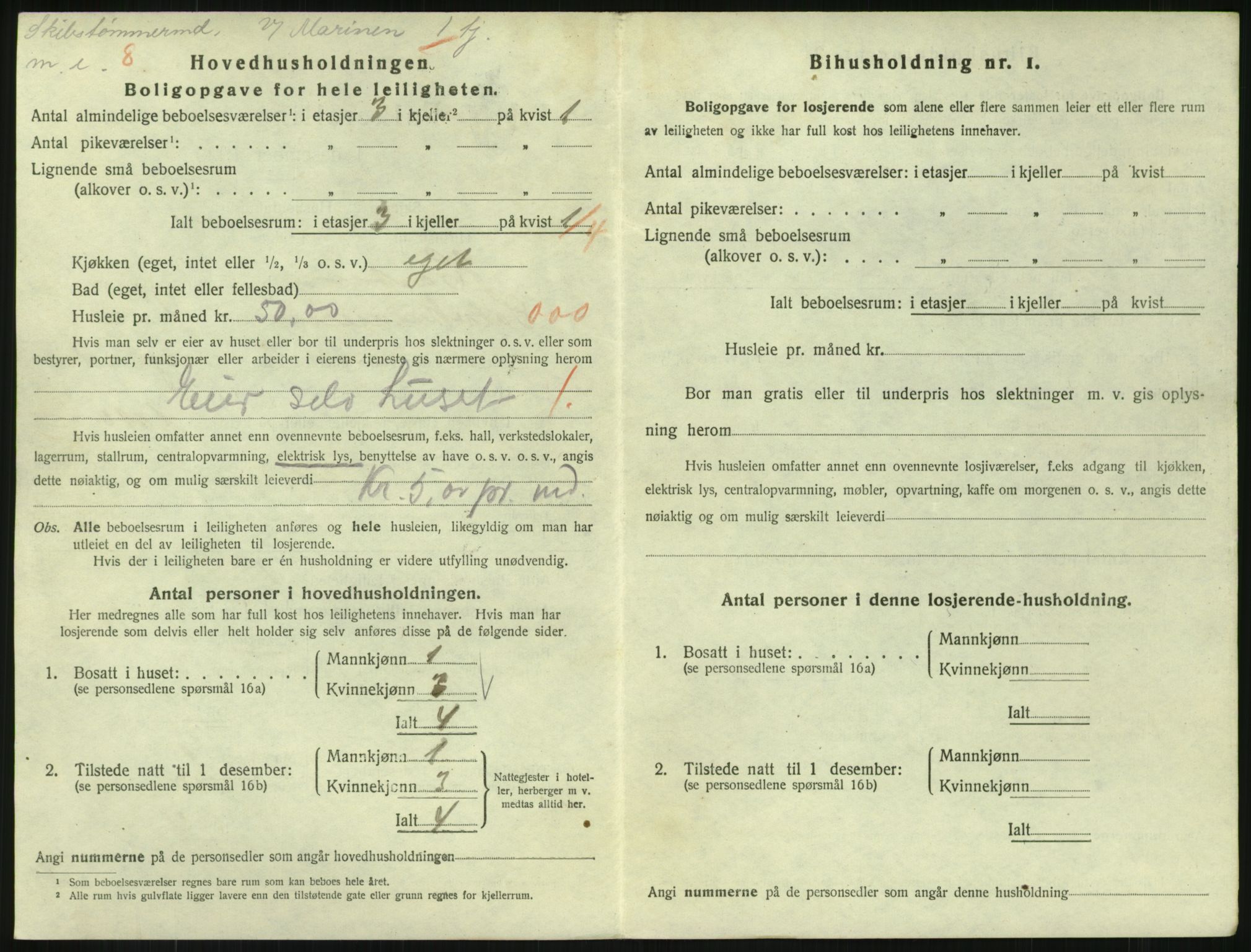 SAKO, 1920 census for Horten, 1920, p. 4742