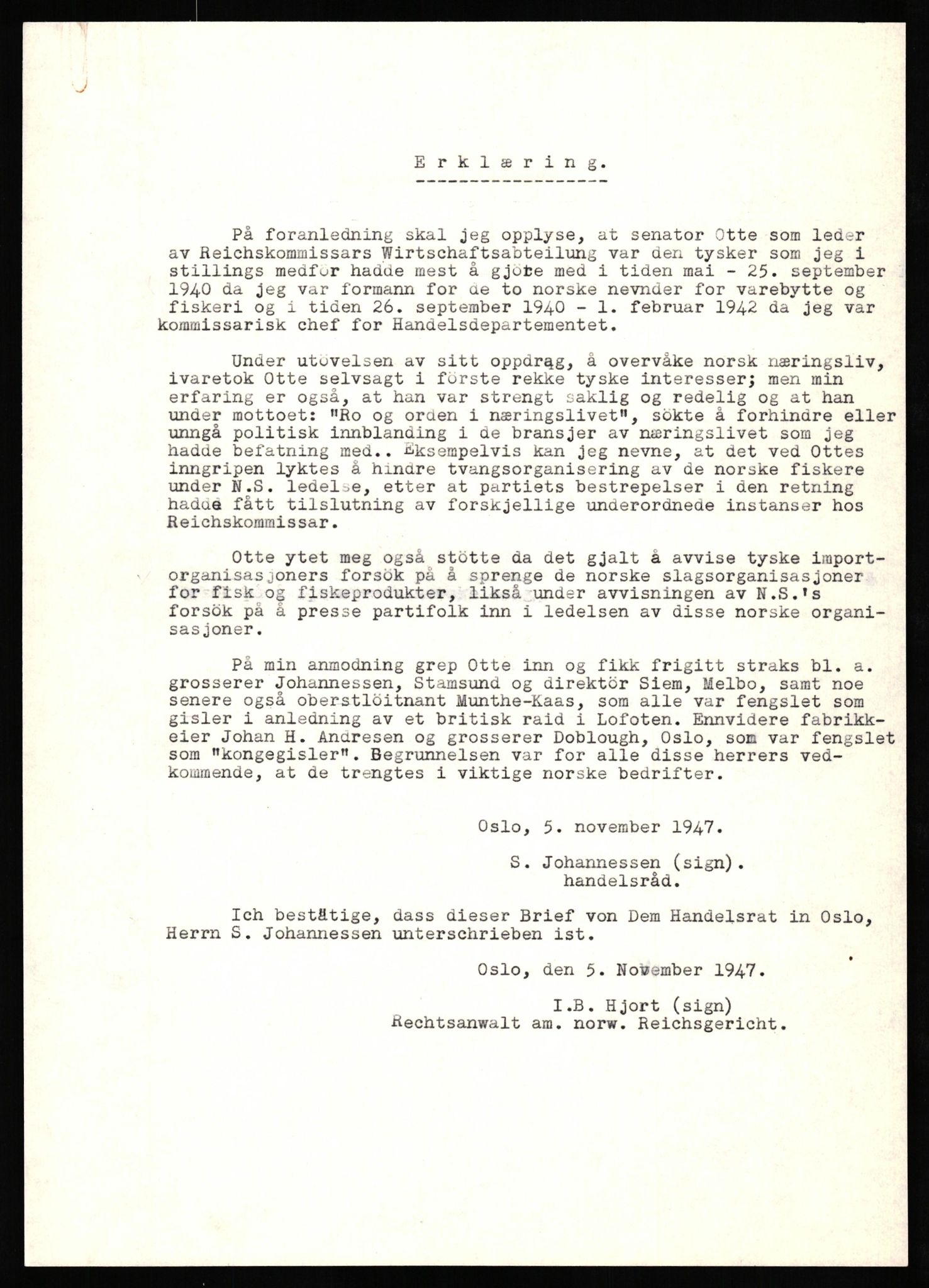 Forsvaret, Forsvarets overkommando II, AV/RA-RAFA-3915/D/Db/L0025: CI Questionaires. Tyske okkupasjonsstyrker i Norge. Tyskere., 1945-1946, p. 122