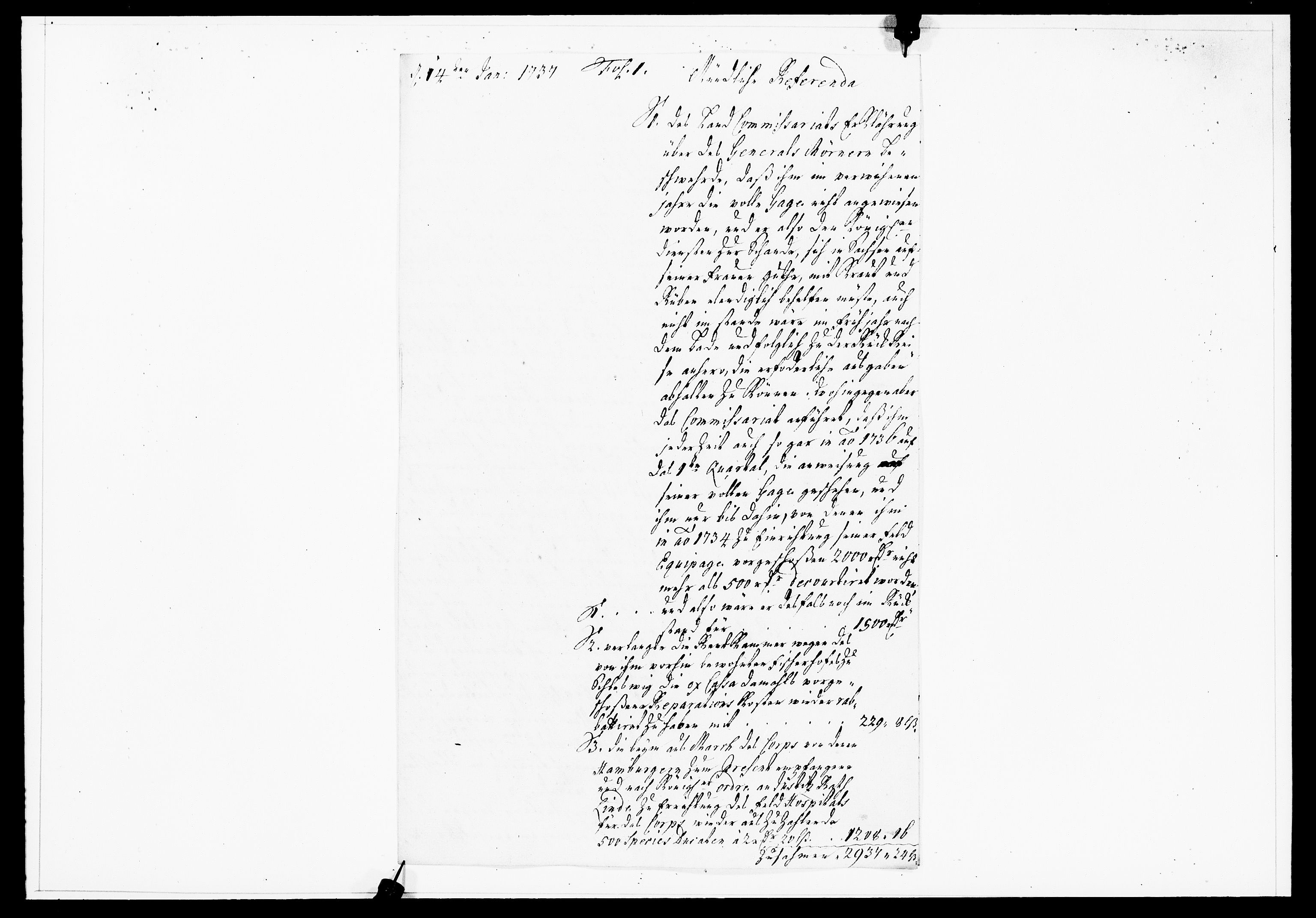 Krigskollegiet, Krigskancelliet, DRA/A-0006/-/1138-1142: Refererede sager, 1737, p. 17