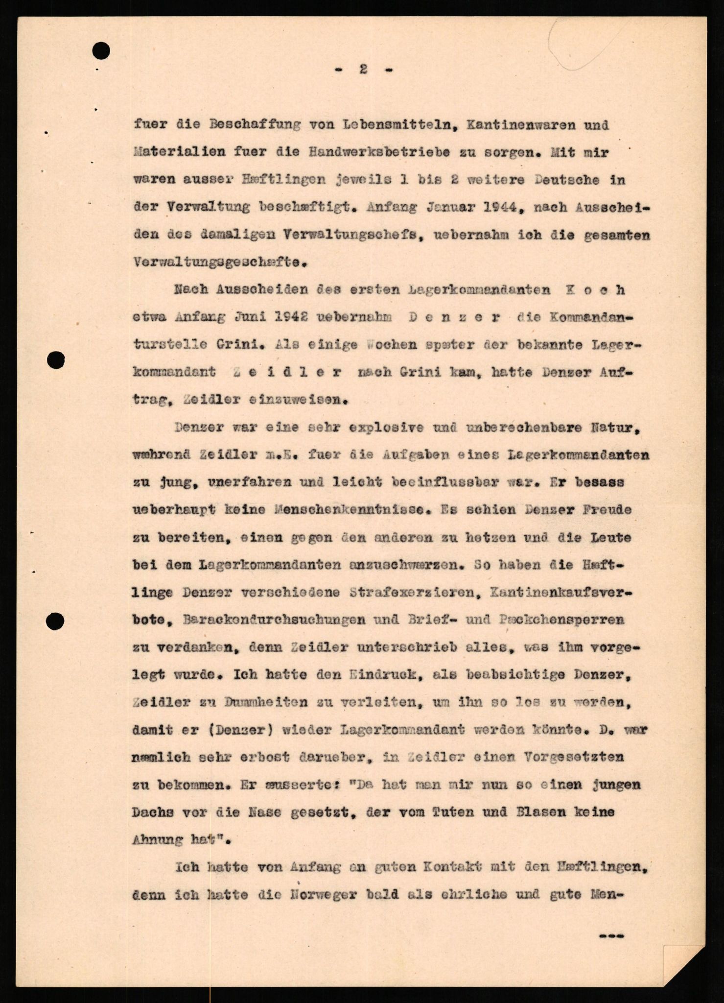 Forsvaret, Forsvarets overkommando II, AV/RA-RAFA-3915/D/Db/L0020: CI Questionaires. Tyske okkupasjonsstyrker i Norge. Tyskere., 1945-1946, p. 400