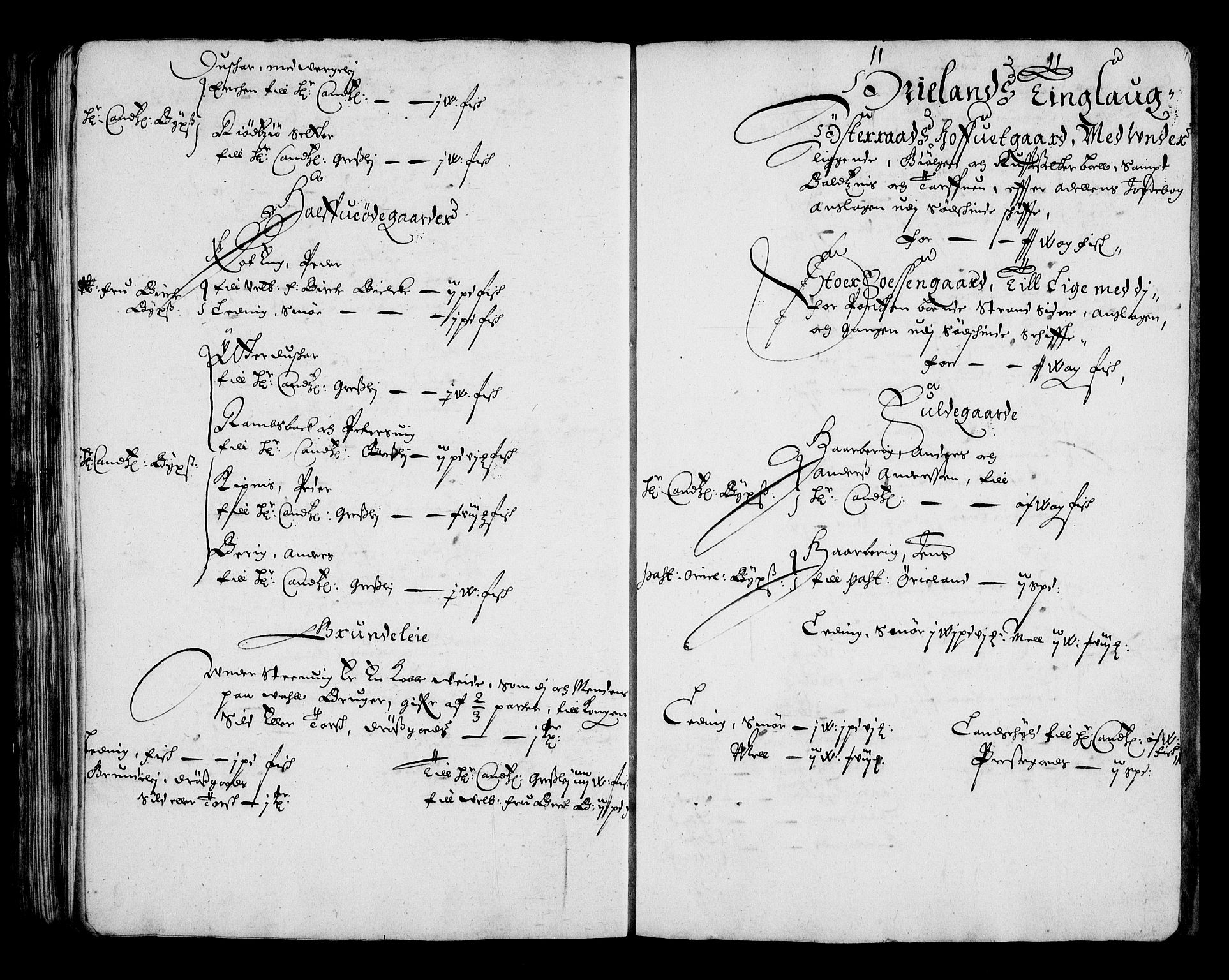 Rentekammeret inntil 1814, Realistisk ordnet avdeling, RA/EA-4070/N/Na/L0002/0002: [XI g]: Trondheims stifts jordebøker: / Fosen fogderi, 1664