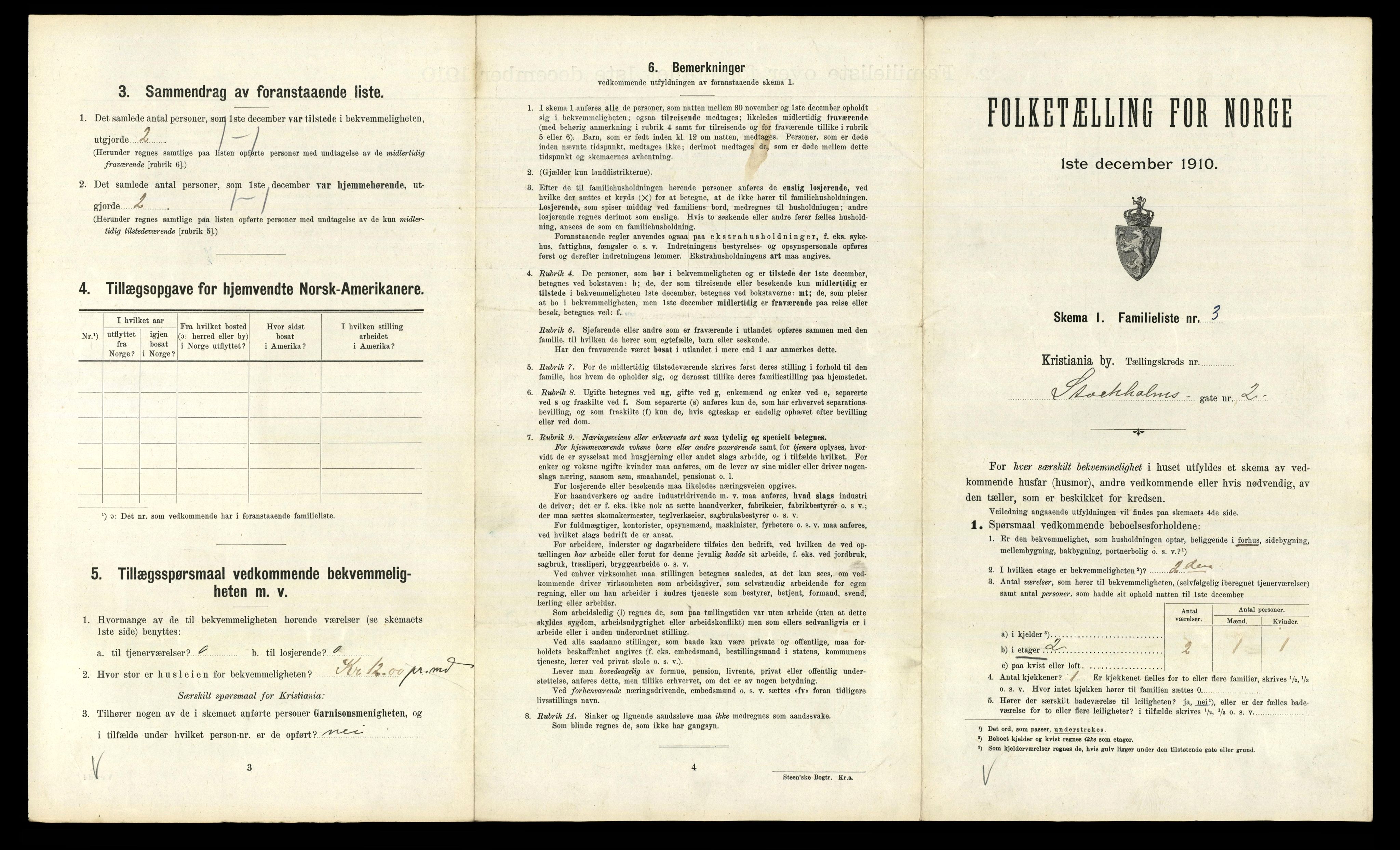 RA, 1910 census for Kristiania, 1910, p. 98679