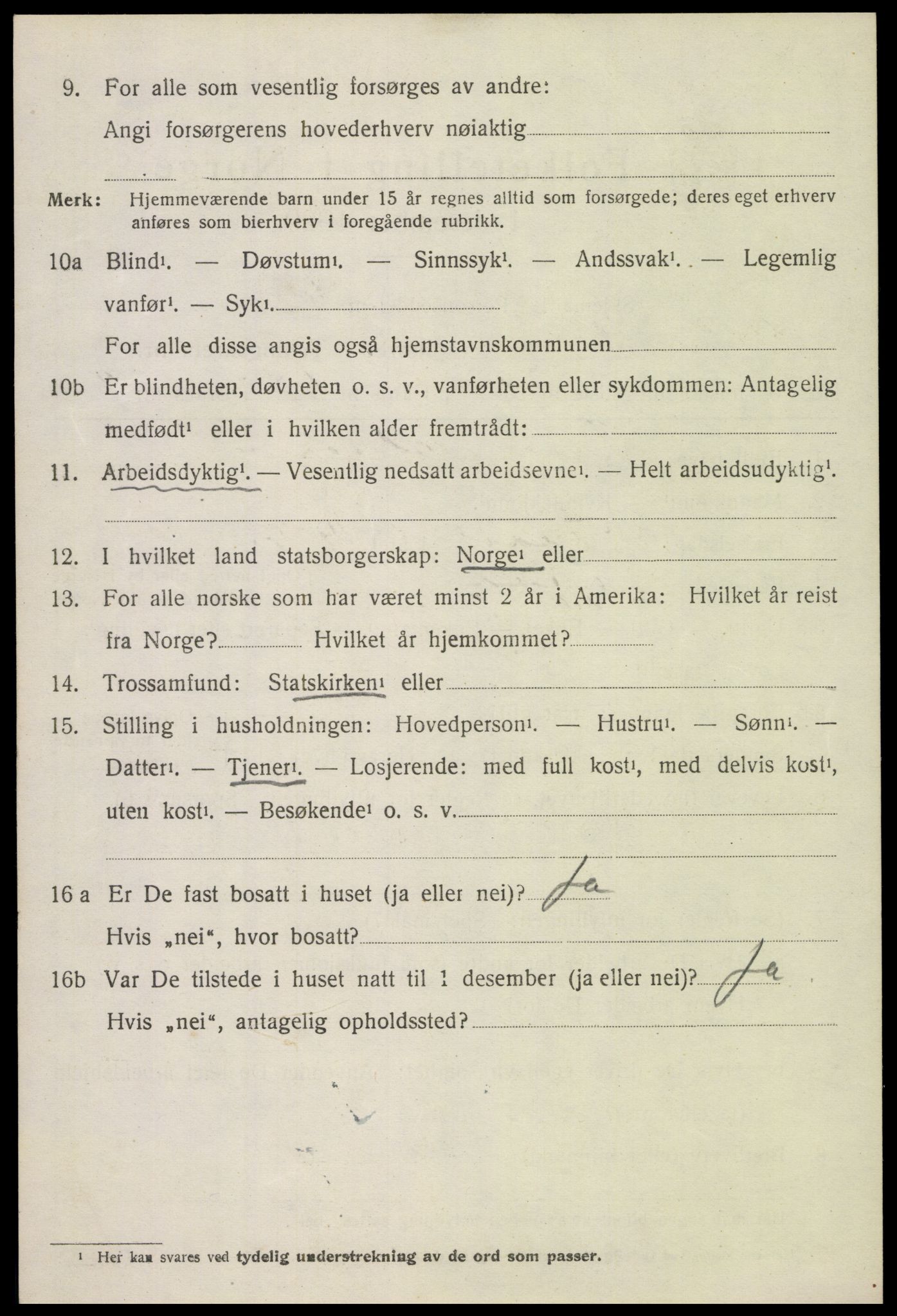 SAH, 1920 census for Søndre Land, 1920, p. 4280