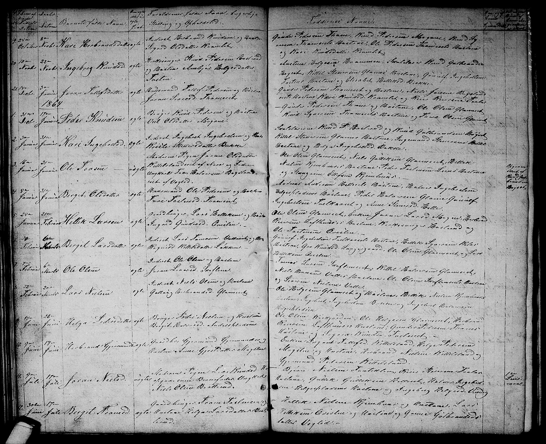 Rollag kirkebøker, SAKO/A-240/G/Gb/L0001: Parish register (copy) no. II 1, 1836-1877, p. 47