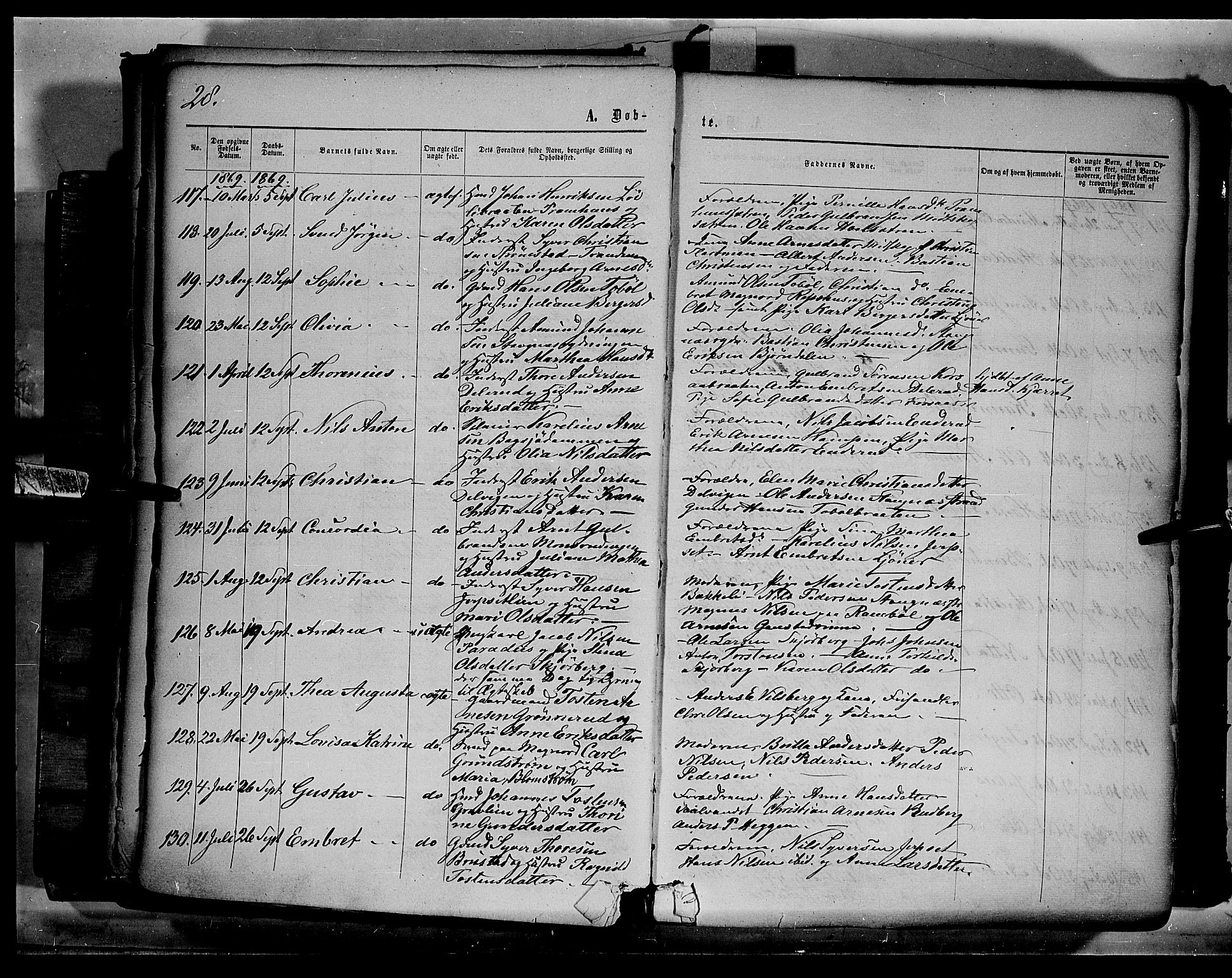 Eidskog prestekontor, AV/SAH-PREST-026/H/Ha/Haa/L0002: Parish register (official) no. 2, 1867-1878, p. 28