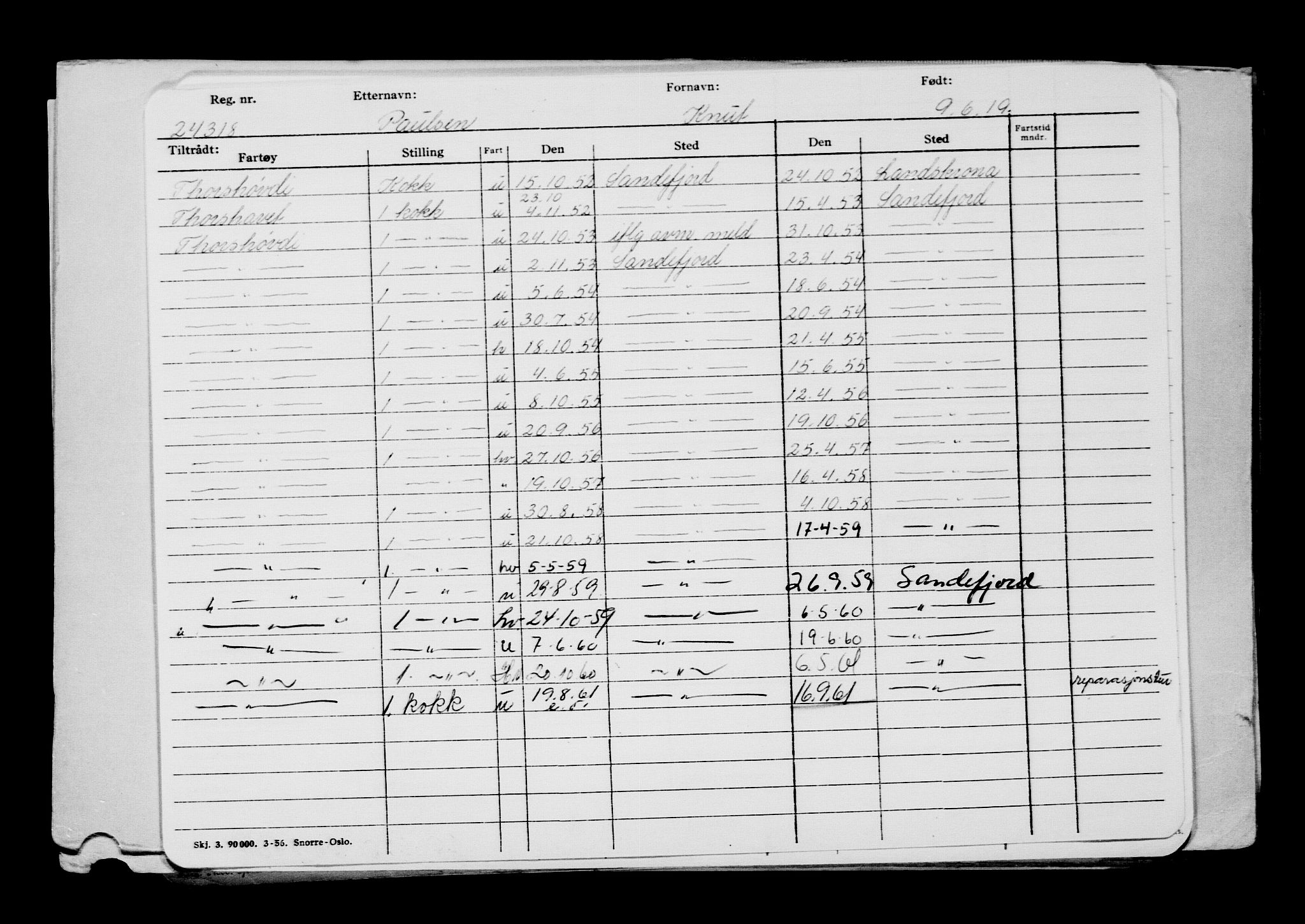 Direktoratet for sjømenn, AV/RA-S-3545/G/Gb/L0169: Hovedkort, 1919, p. 450