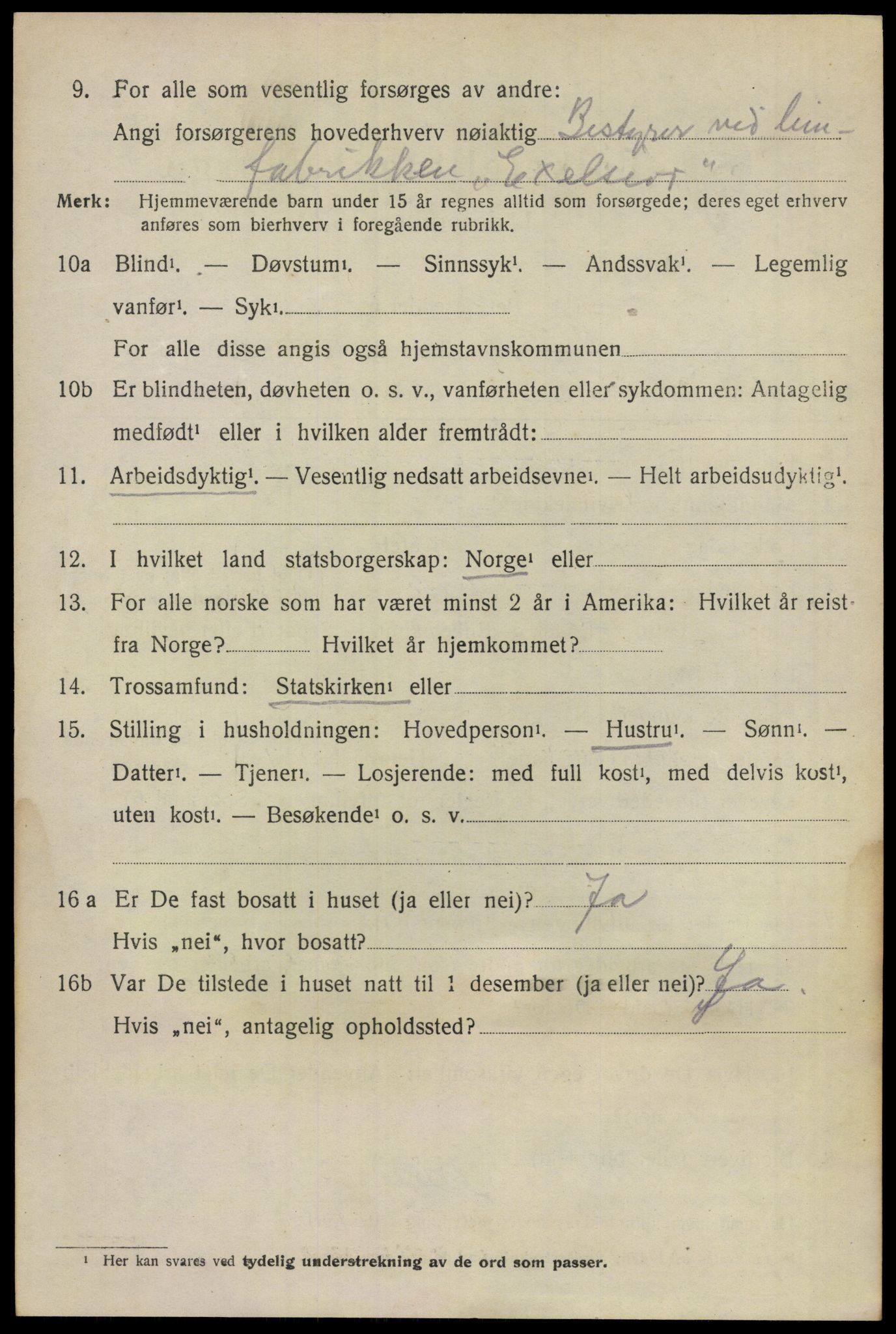 SAO, 1920 census for Lørenskog, 1920, p. 4190