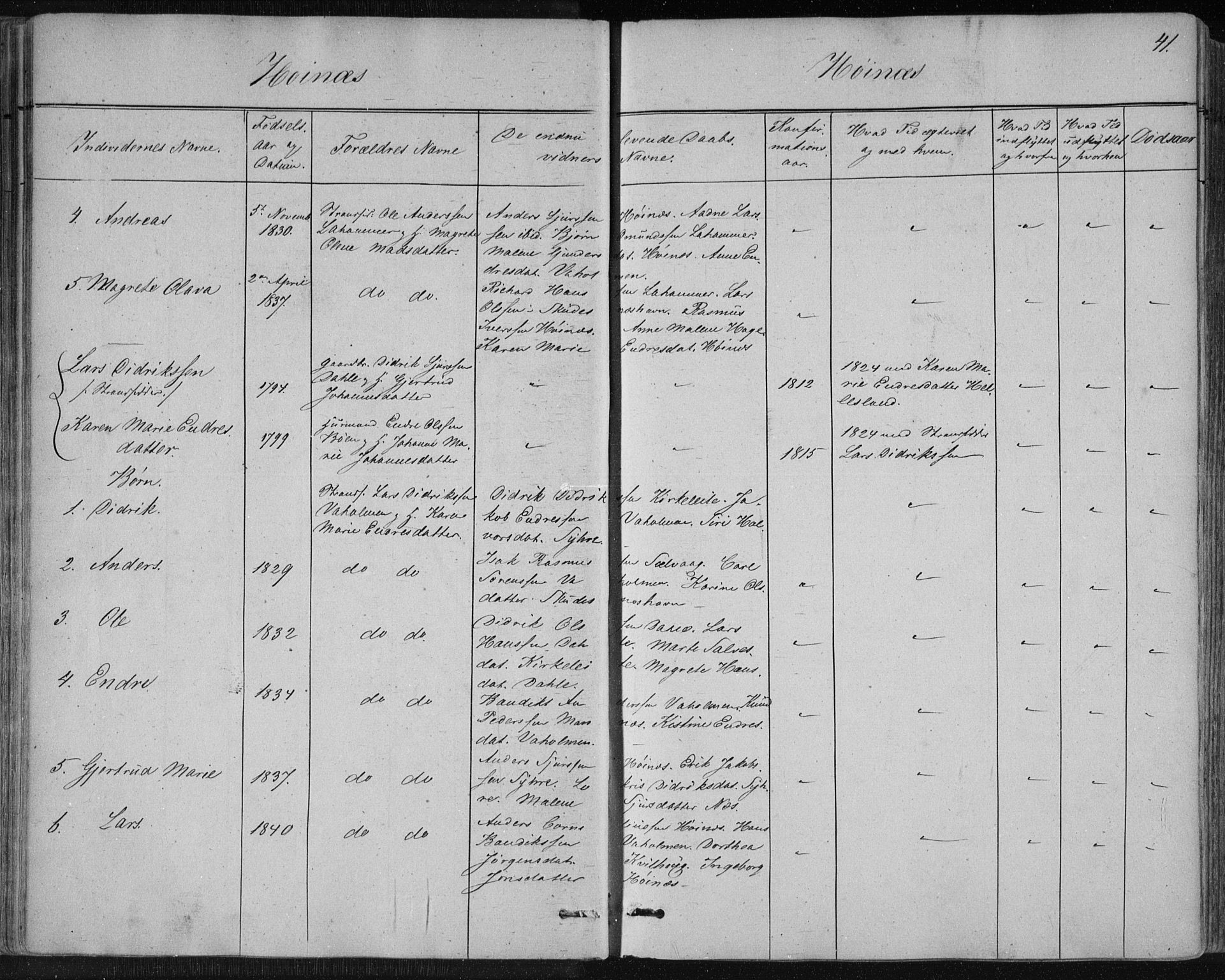 Skudenes sokneprestkontor, AV/SAST-A -101849/H/Ha/Haa/L0001: Parish register (official) no. A 1, 1770-1842, p. 41a