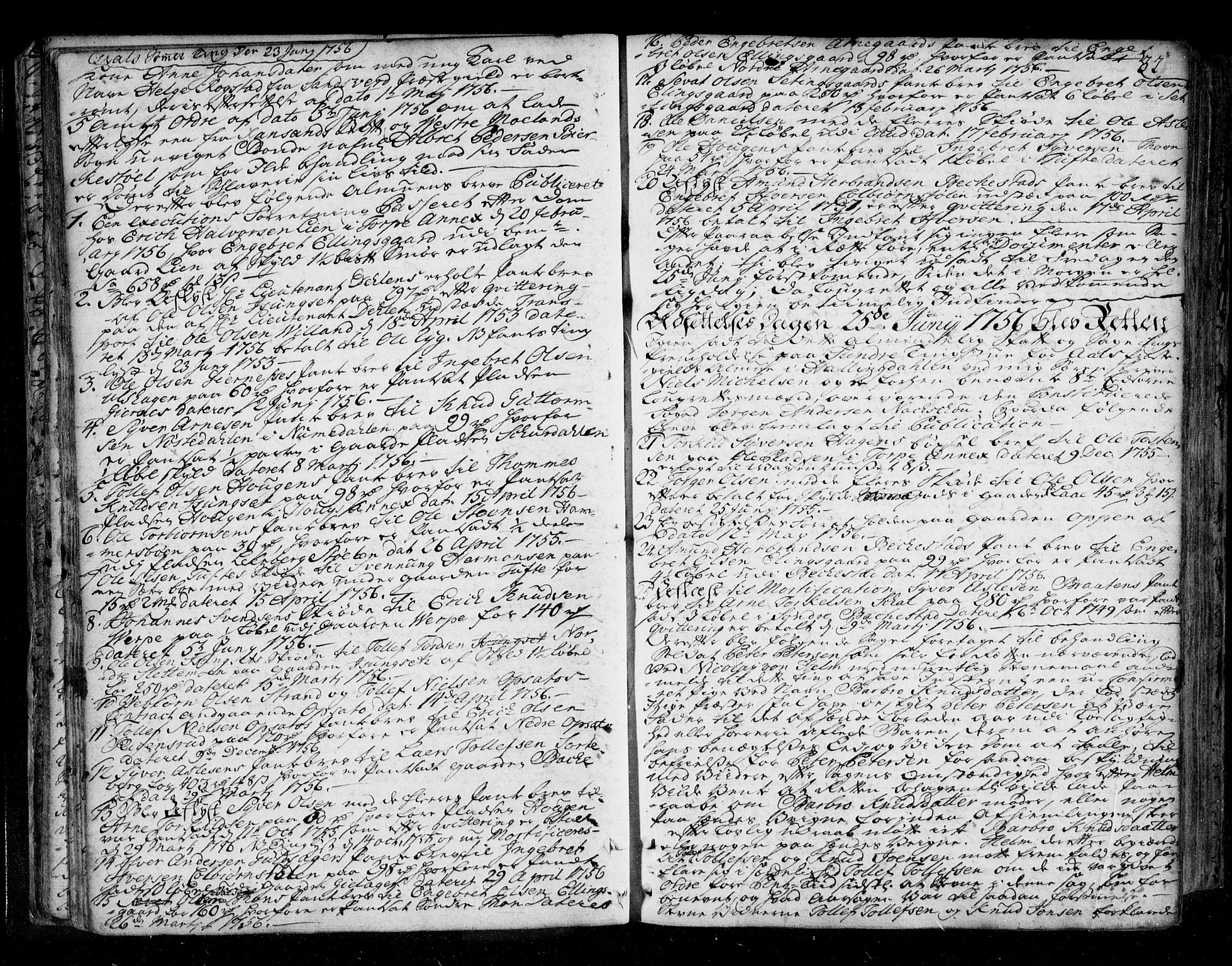 Ringerike og Hallingdal sorenskriveri, AV/SAKO-A-81/F/Fa/Fad/L0005: Tingbok - Hallingdal, 1756-1764, p. 32